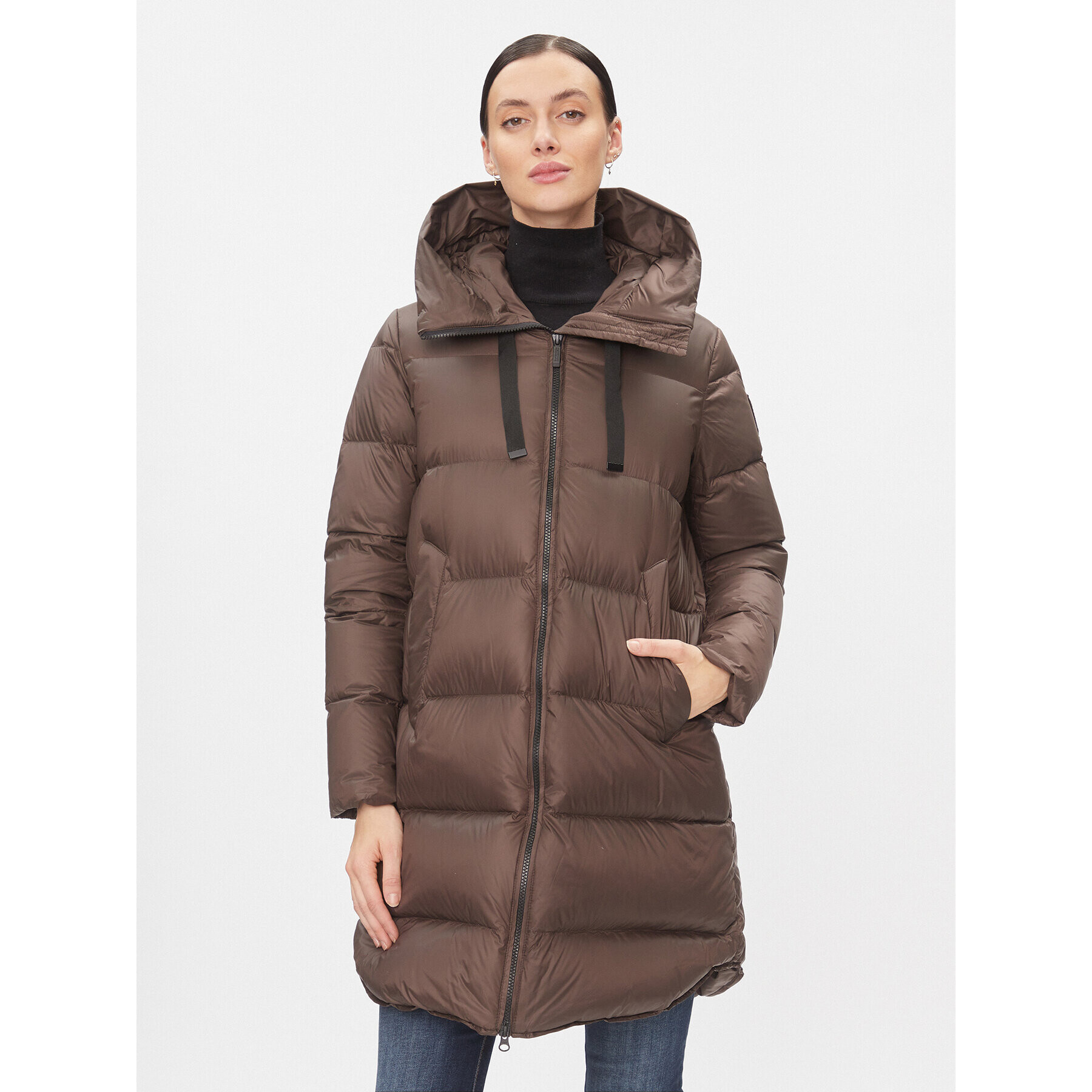 Bomboogie Пухено яке CW 6630 T MNA3 Кафяв Regular Fit - Pepit.bg