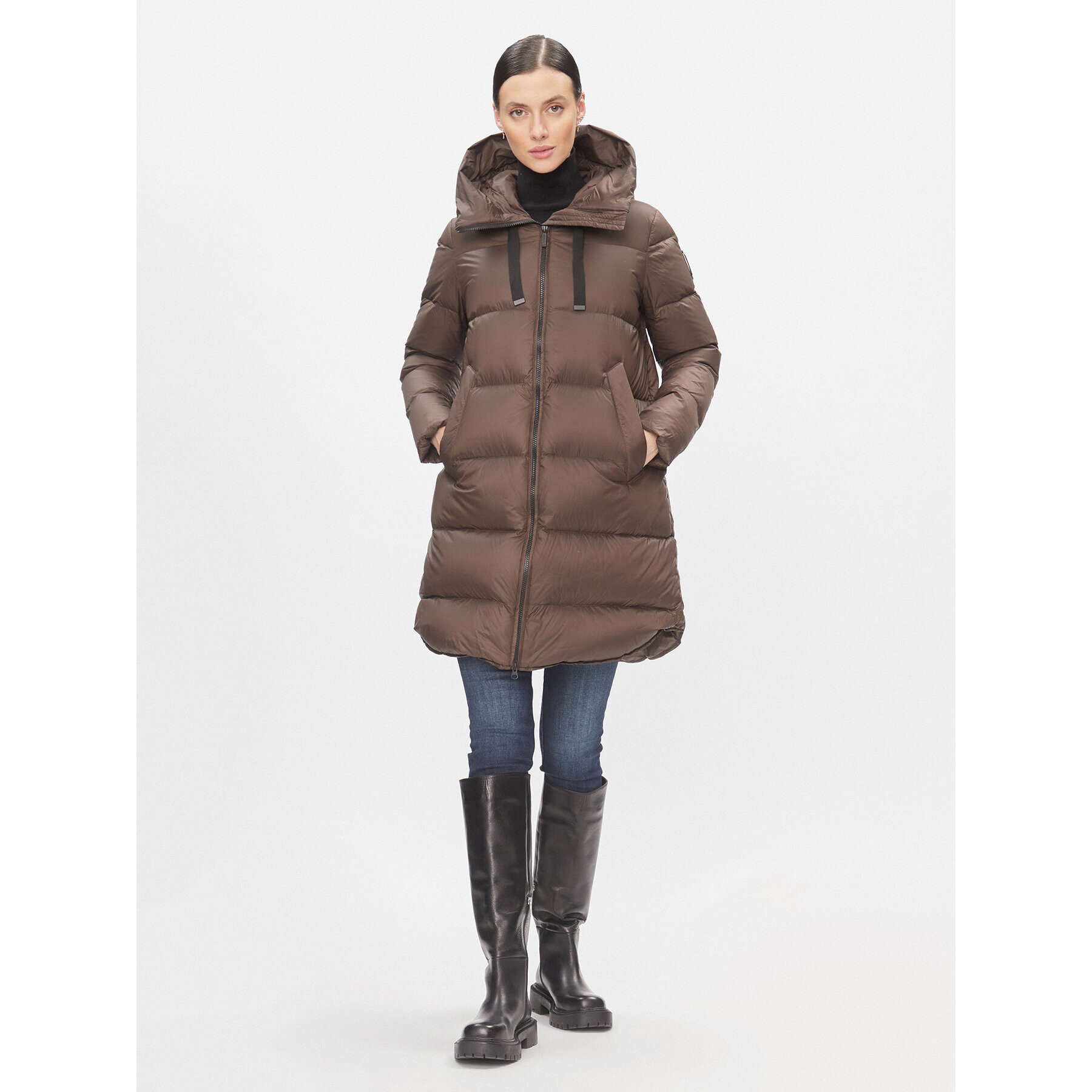 Bomboogie Пухено яке CW 6630 T MNA3 Кафяв Regular Fit - Pepit.bg
