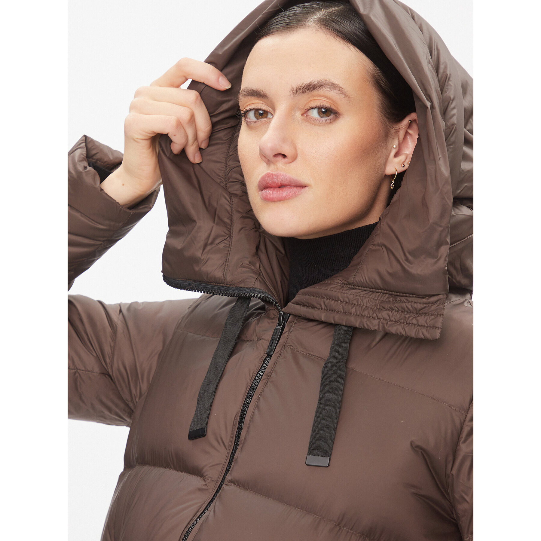 Bomboogie Пухено яке CW 6630 T MNA3 Кафяв Regular Fit - Pepit.bg