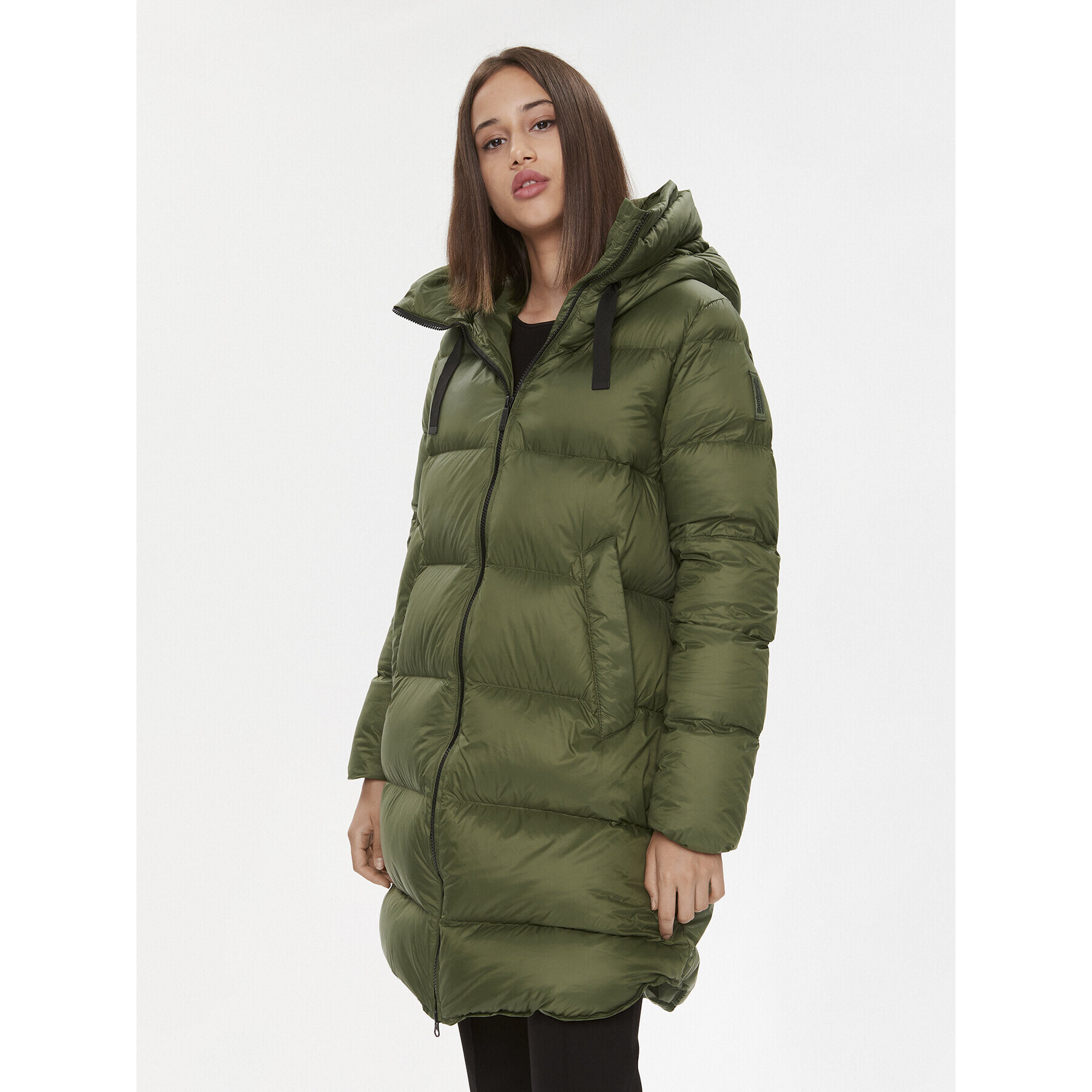 Bomboogie Пухено яке CW 6630 T MNA3 Зелен Regular Fit - Pepit.bg