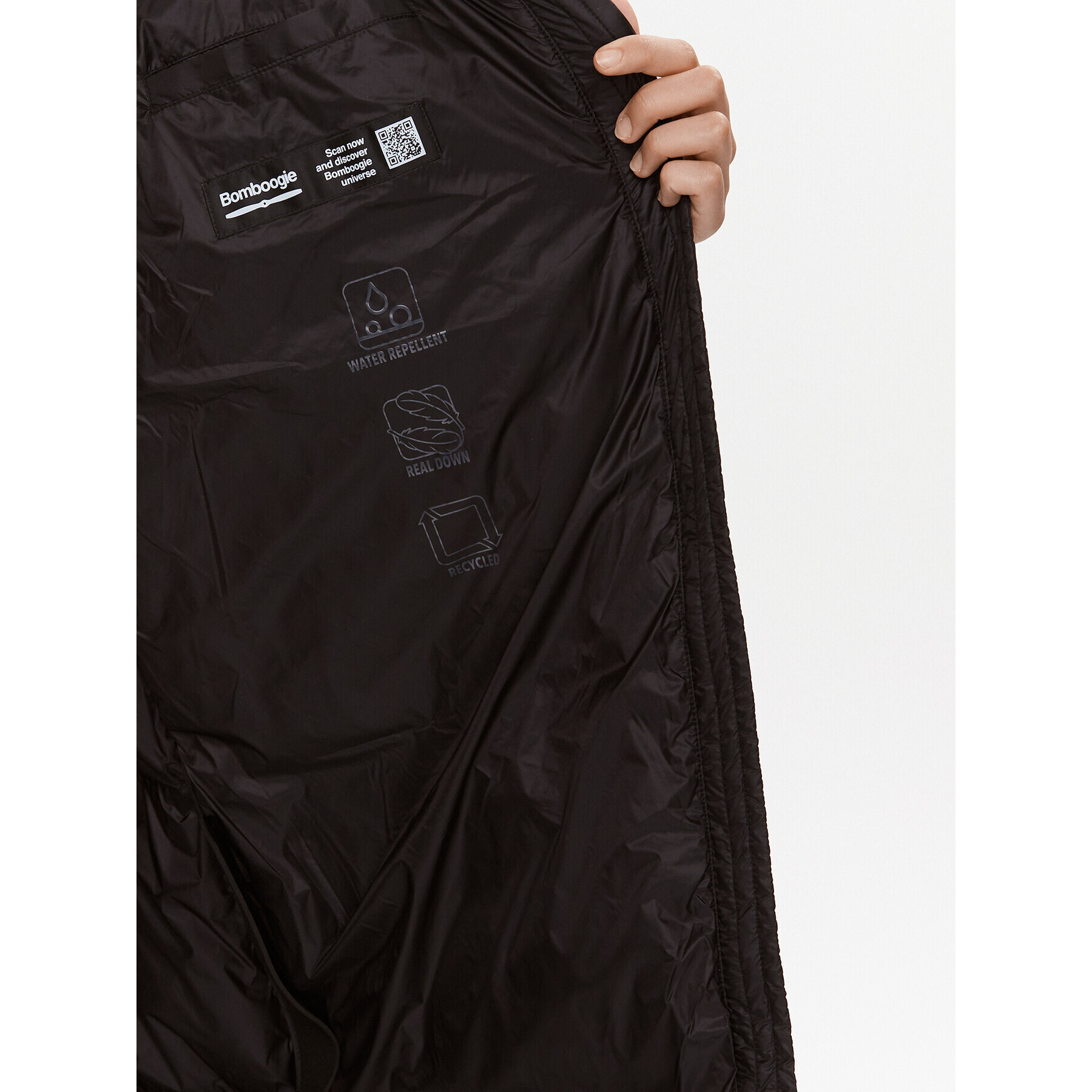 Bomboogie Пухено яке CW 8082 T MNA3 Черен Regular Fit - Pepit.bg