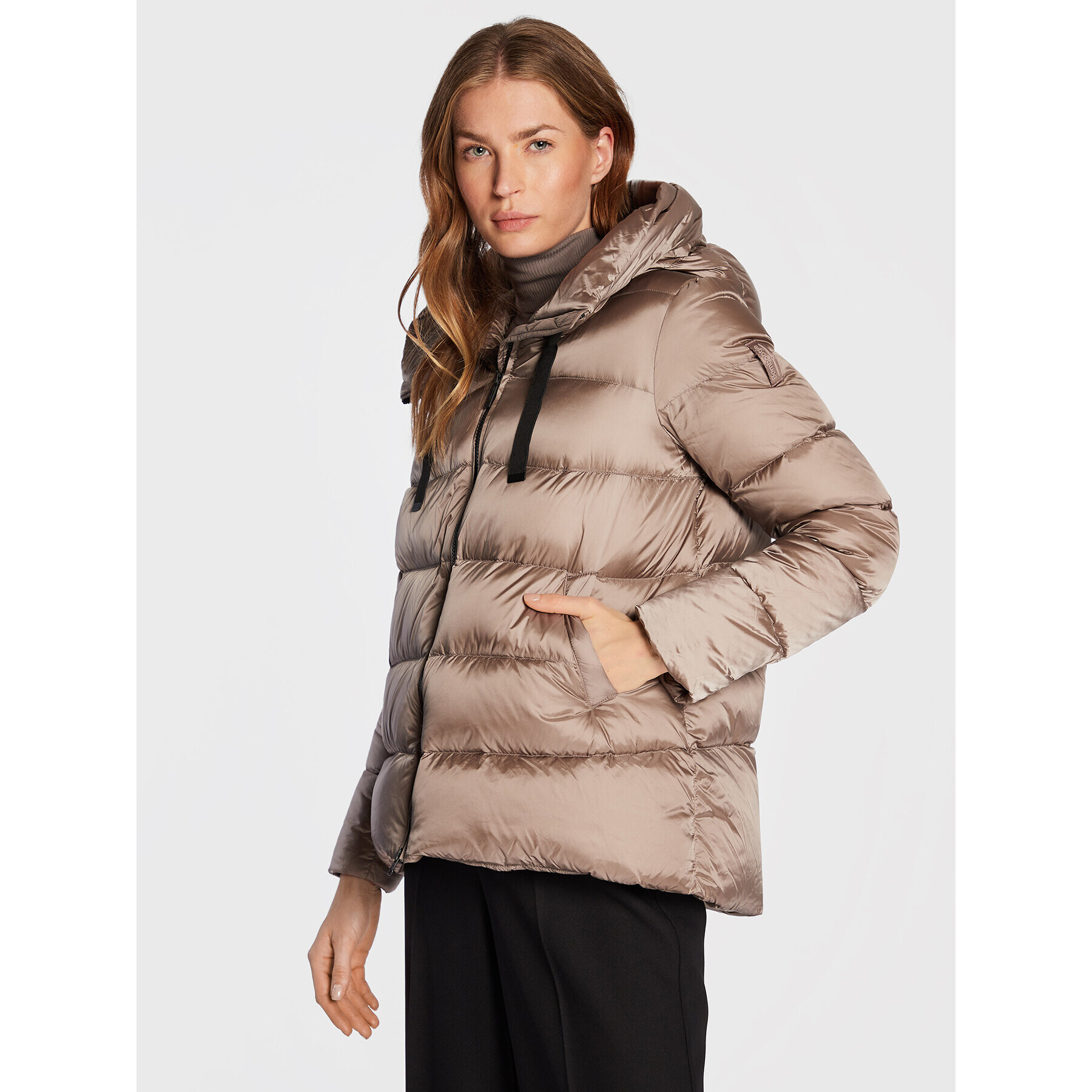 Bomboogie Пухено яке GW 6012 T DLC Кафяв Regular Fit - Pepit.bg