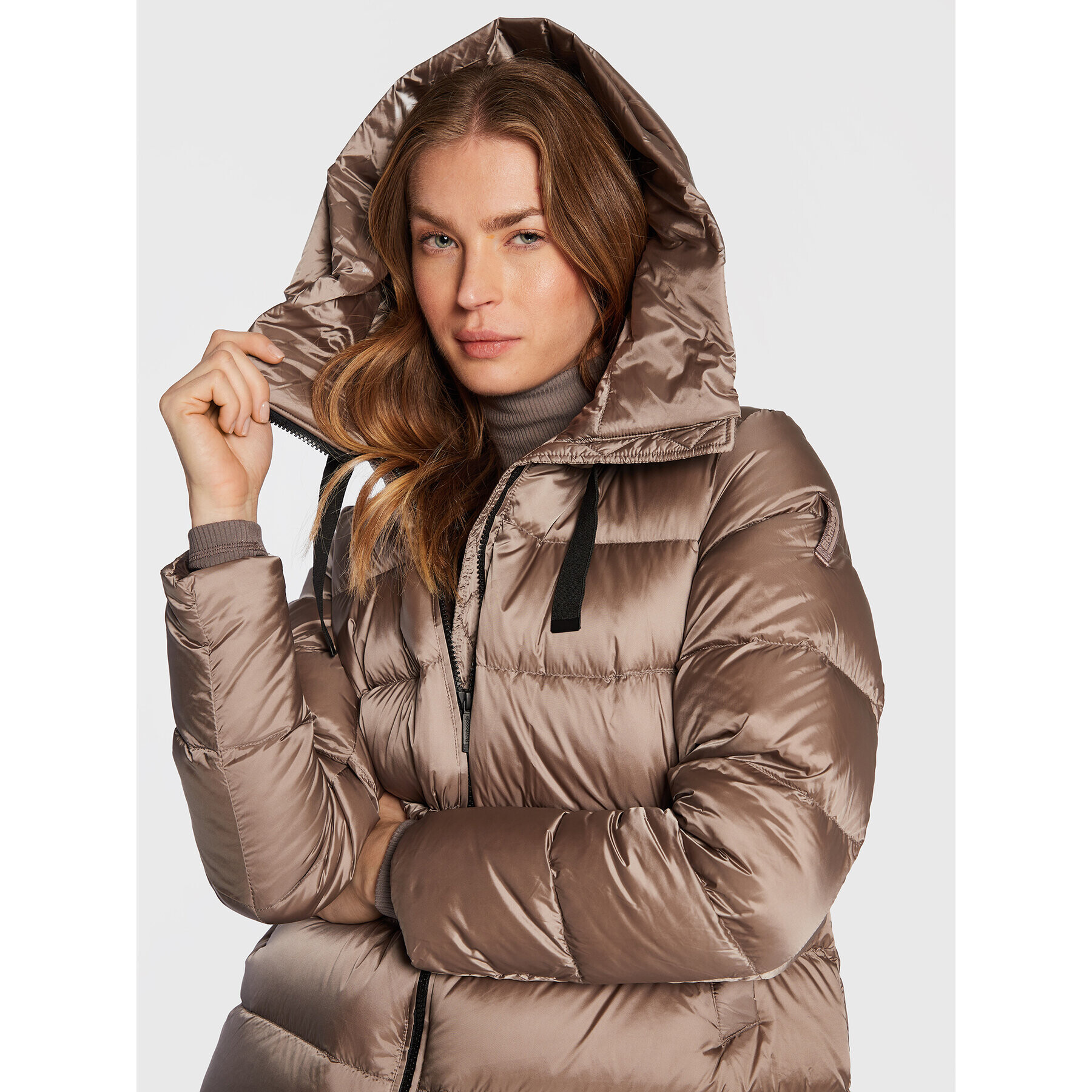 Bomboogie Пухено яке GW 6012 T DLC Кафяв Regular Fit - Pepit.bg