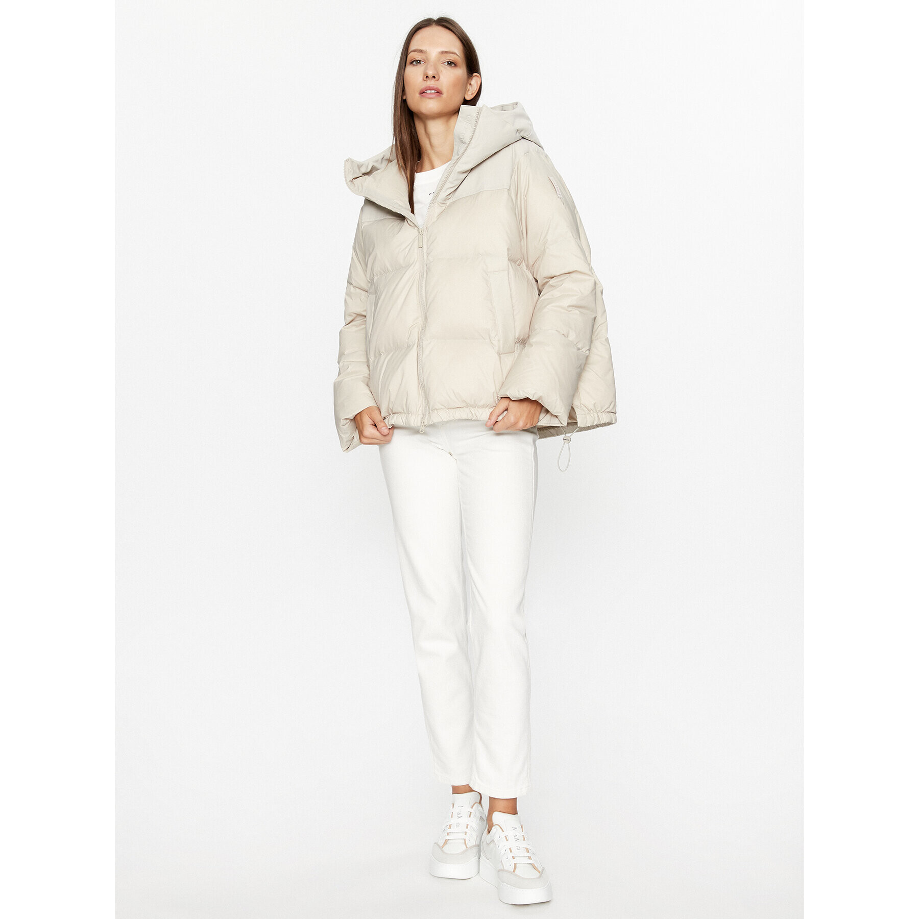 Bomboogie Пухено яке GW 7524 T NM3 Бежов Relaxed Fit - Pepit.bg