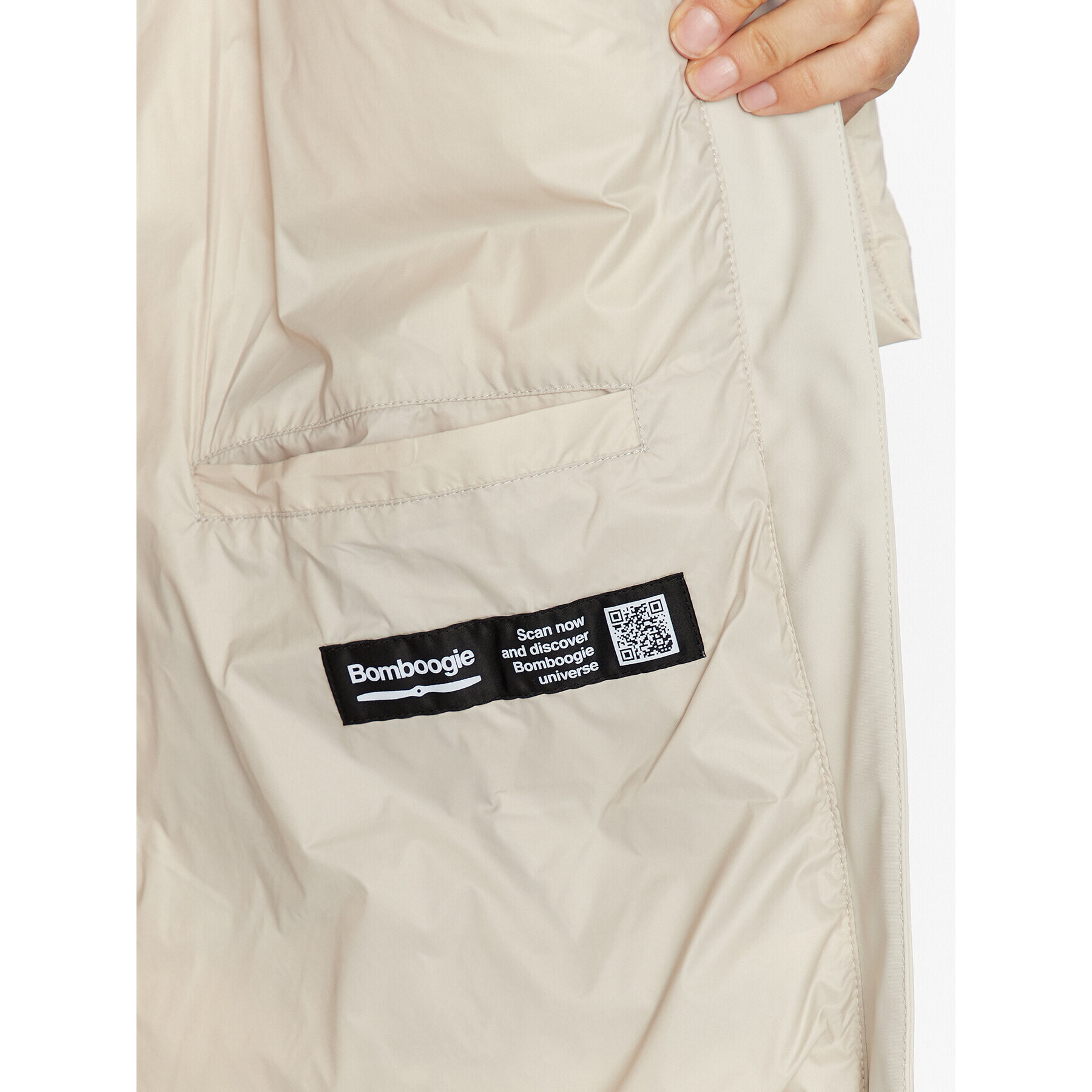 Bomboogie Пухено яке GW 7524 T NM3 Бежов Relaxed Fit - Pepit.bg