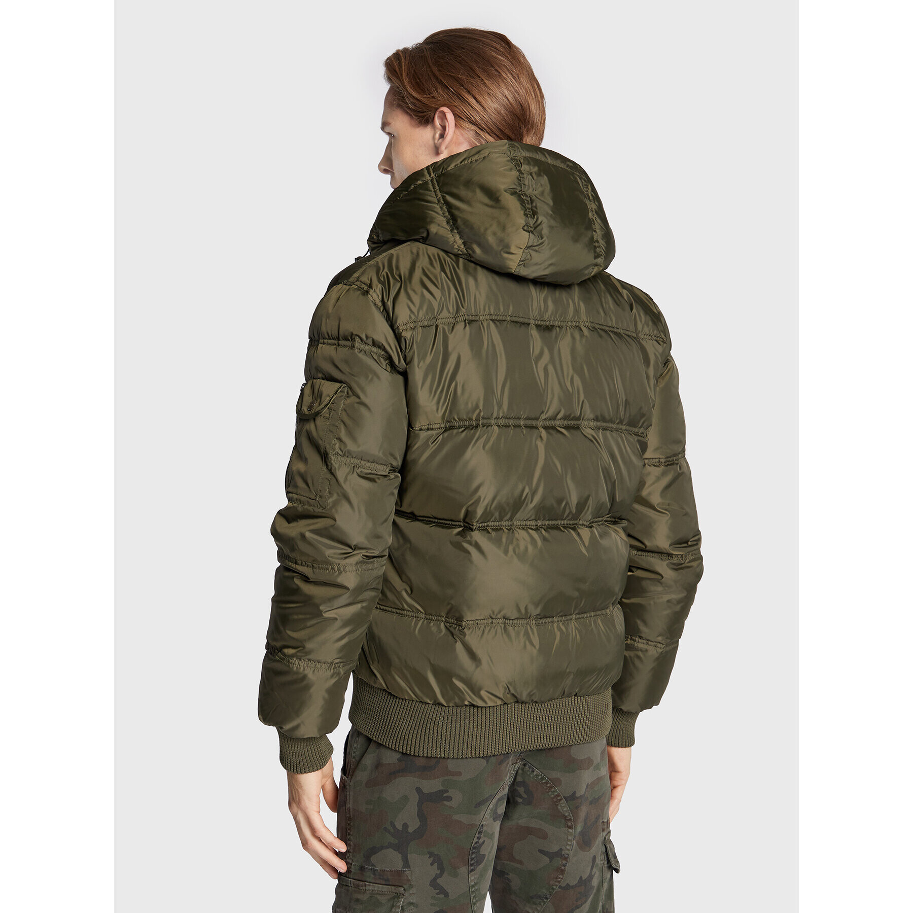Bomboogie Пухено яке JM 603P T NIW Зелен Regular Fit - Pepit.bg