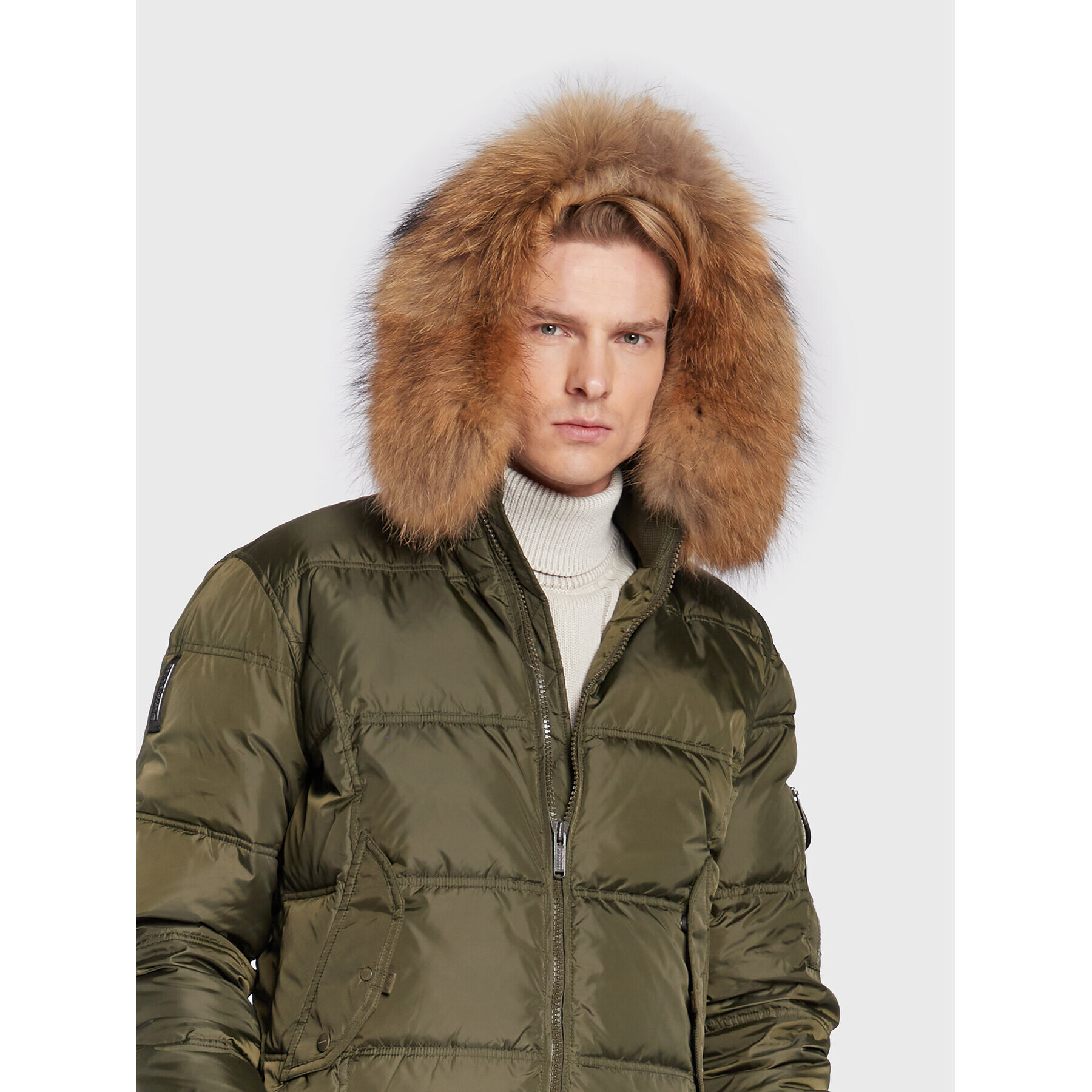 Bomboogie Пухено яке JM 603P T NIW Зелен Regular Fit - Pepit.bg