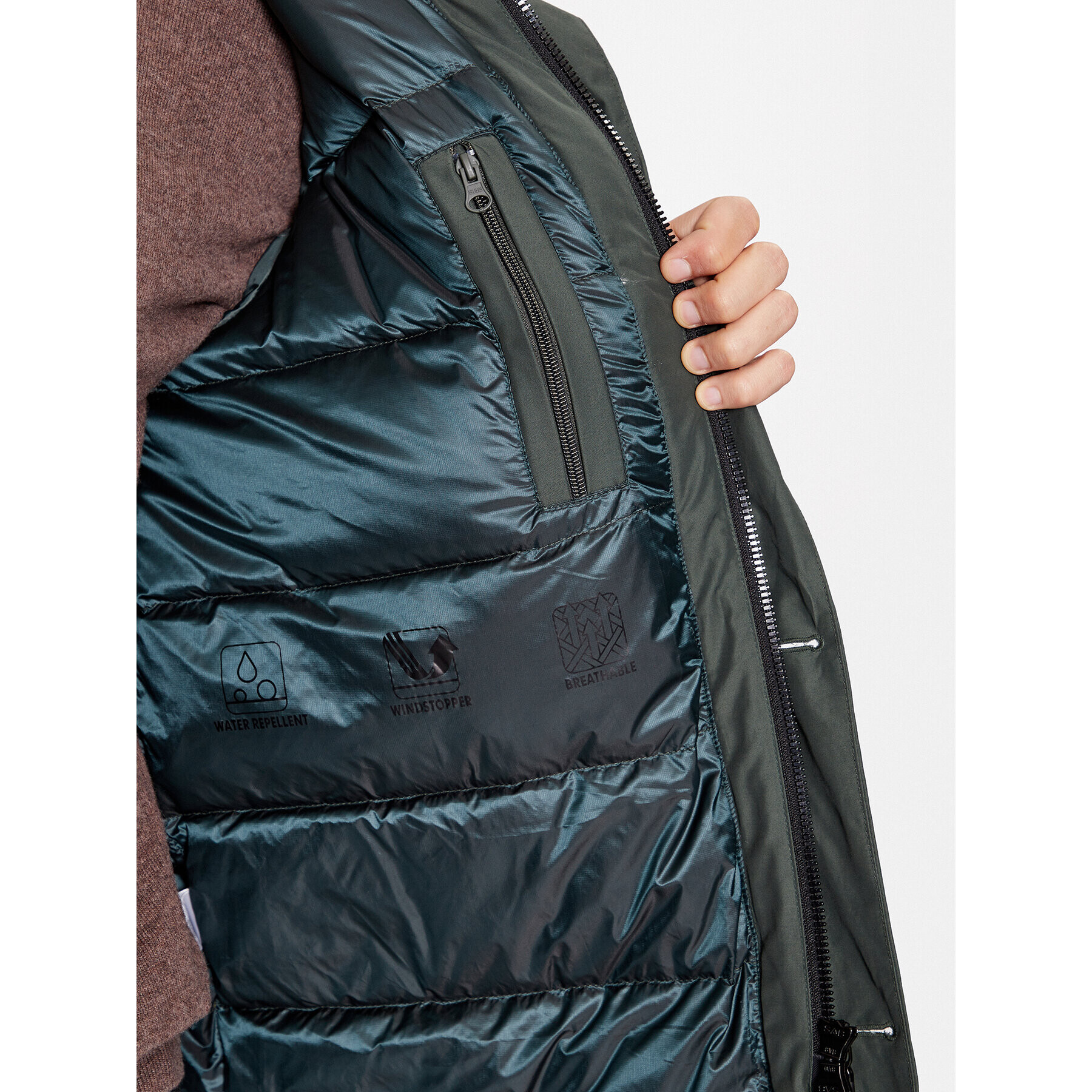 Bomboogie Зимно яке CM 228P T GKG3 Зелен Regular Fit - Pepit.bg