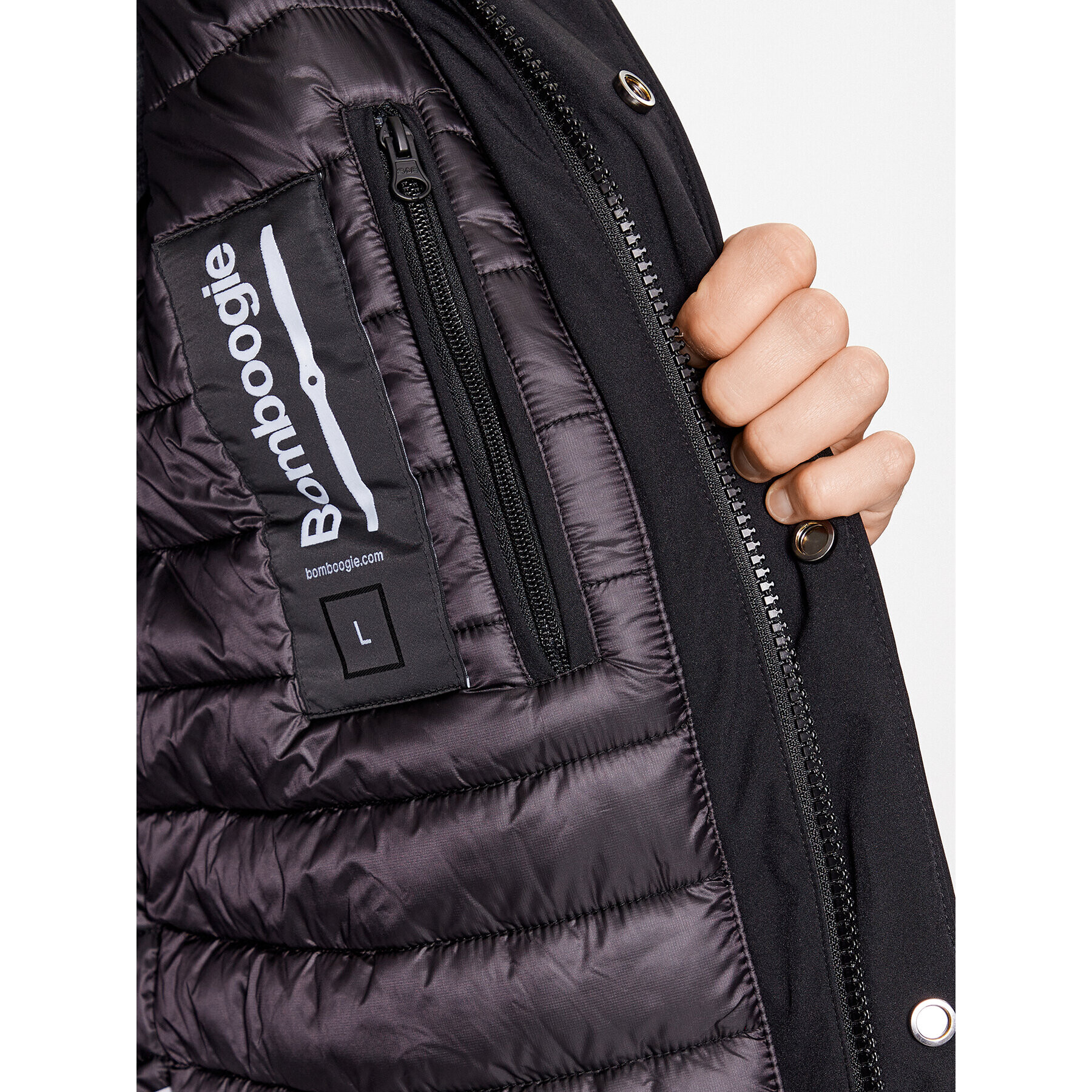 Bomboogie Зимно яке CM 7653 T AC3 Черен Regular Fit - Pepit.bg