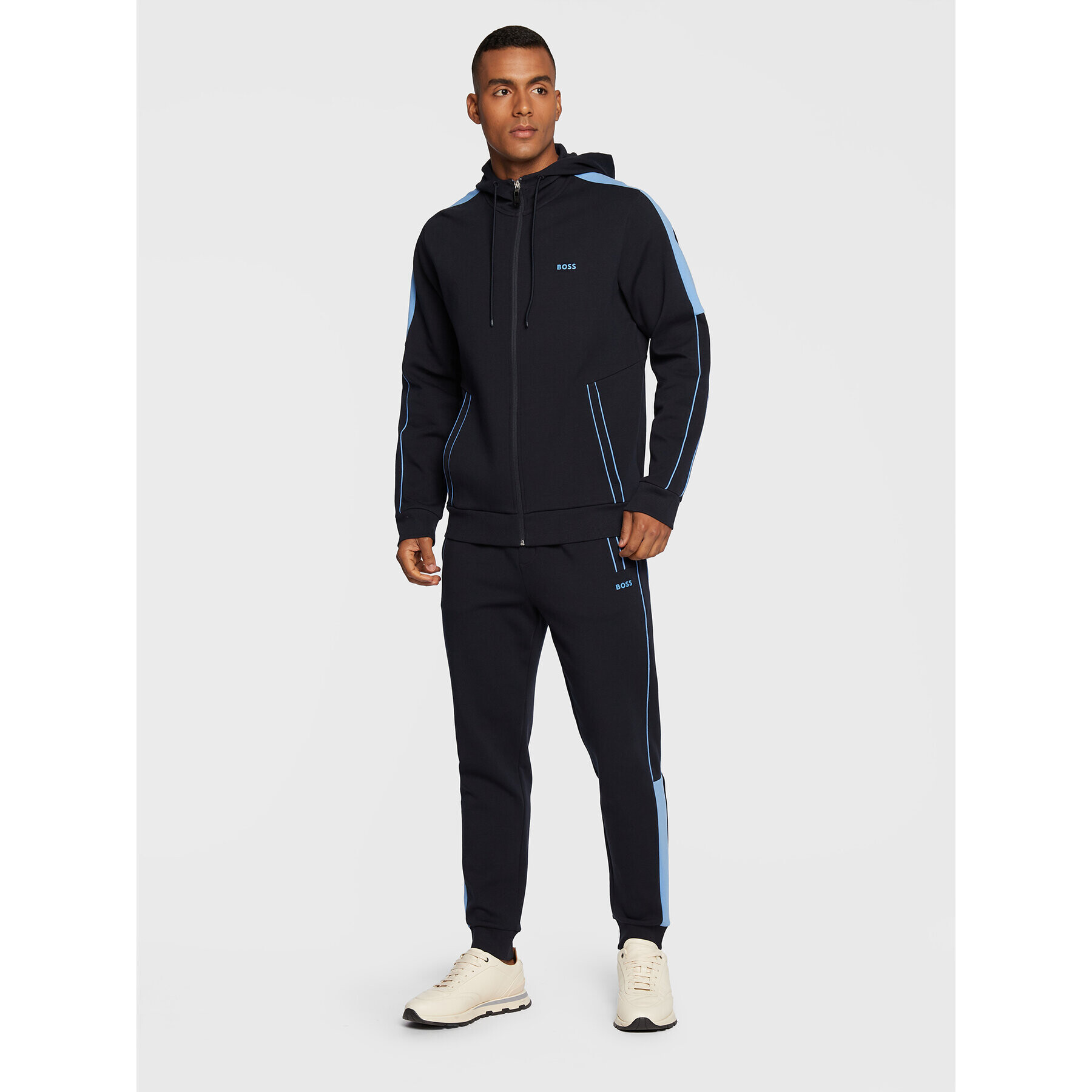 Boss Анцуг 50477193 Тъмносин Regular Fit - Pepit.bg