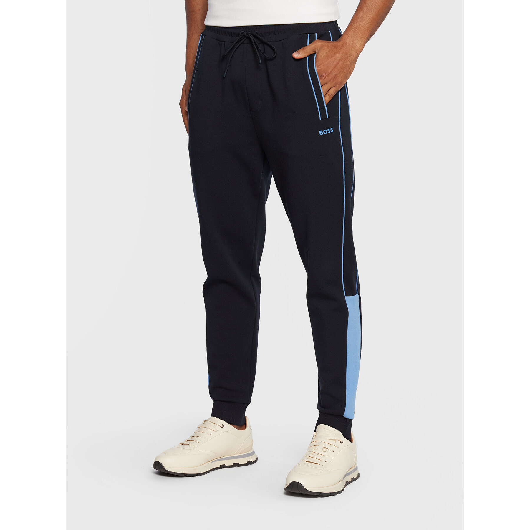 Boss Анцуг 50477193 Тъмносин Regular Fit - Pepit.bg
