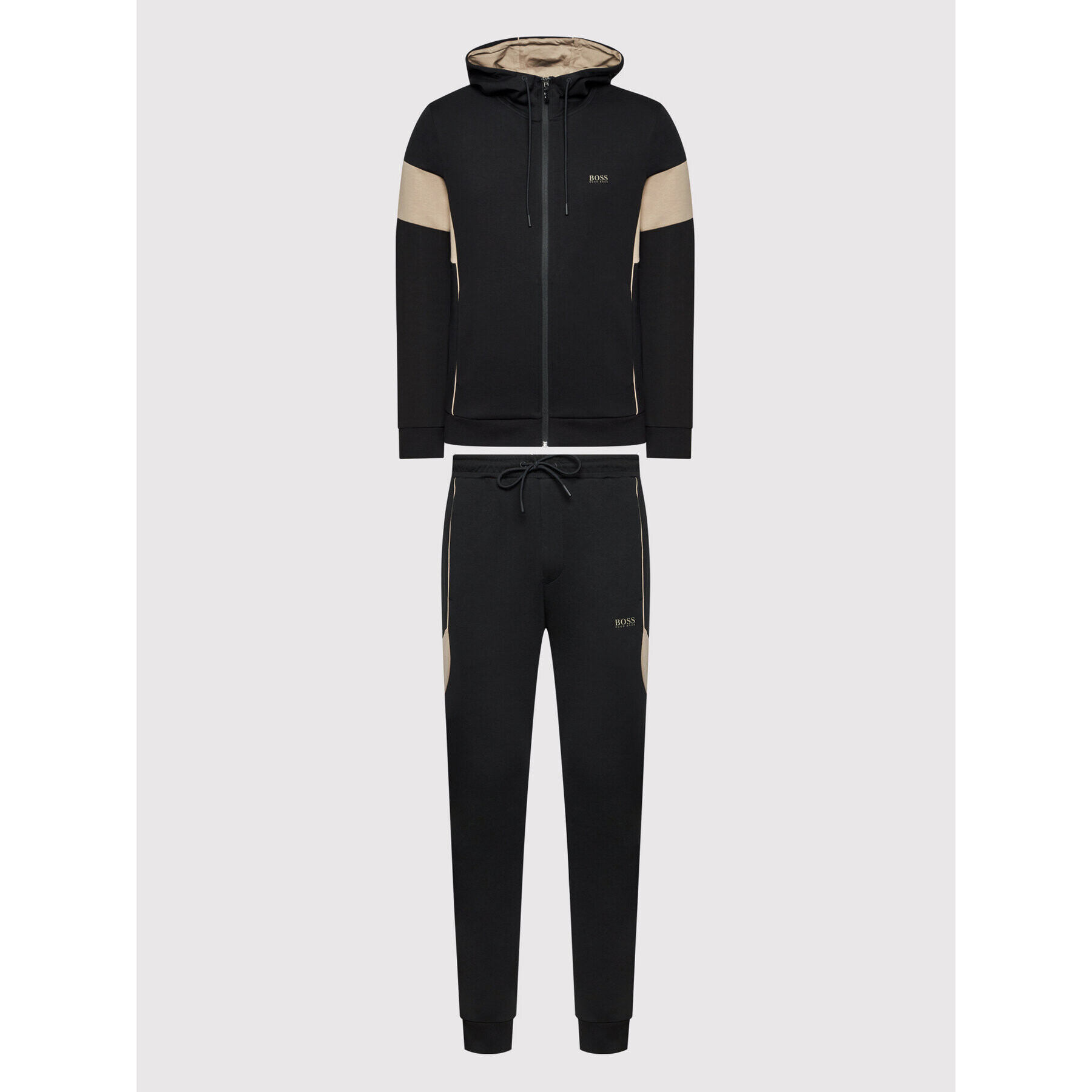 Boss Анцуг 50462855 Черен Regular Fit - Pepit.bg