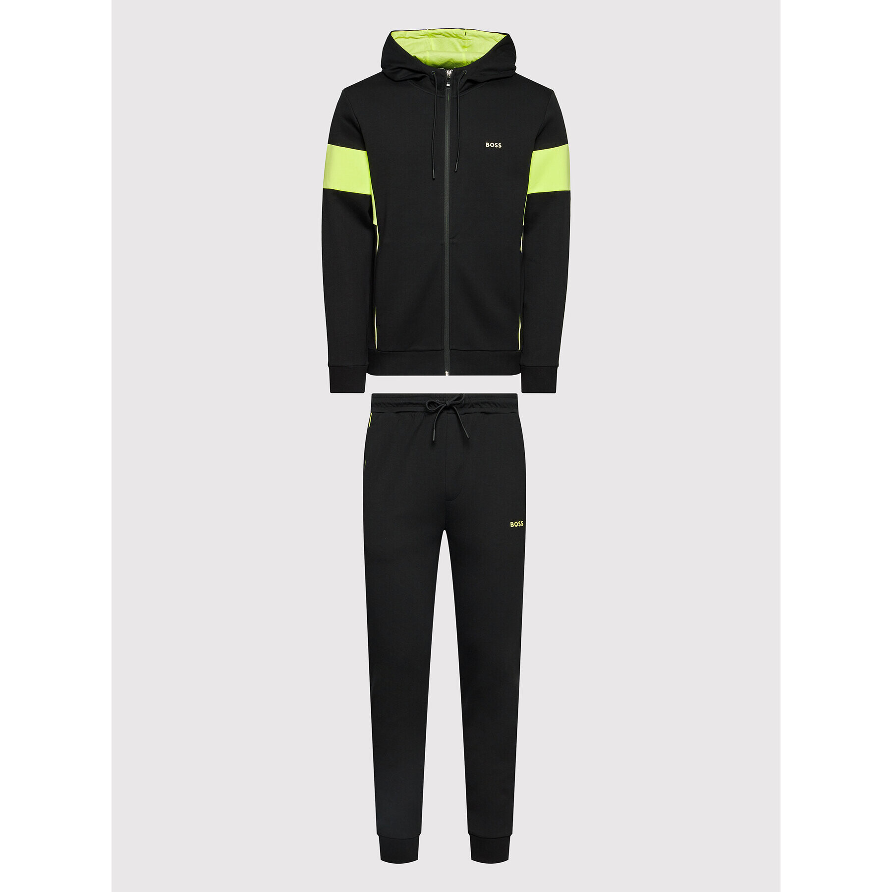 Boss Анцуг 50469517 Черен Regular Fit - Pepit.bg