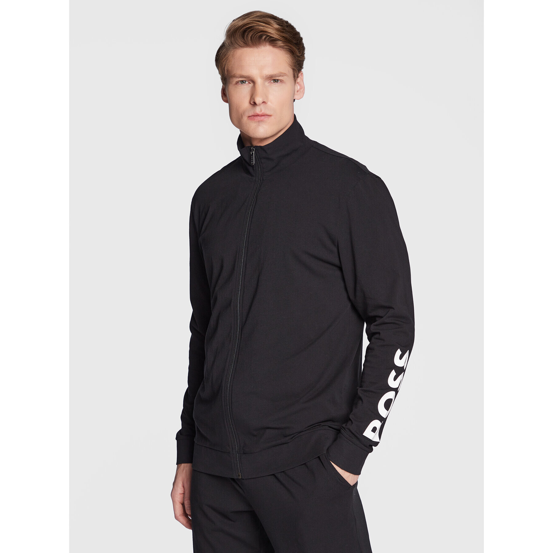 Boss Анцуг 50480690 Черен Regular Fit - Pepit.bg