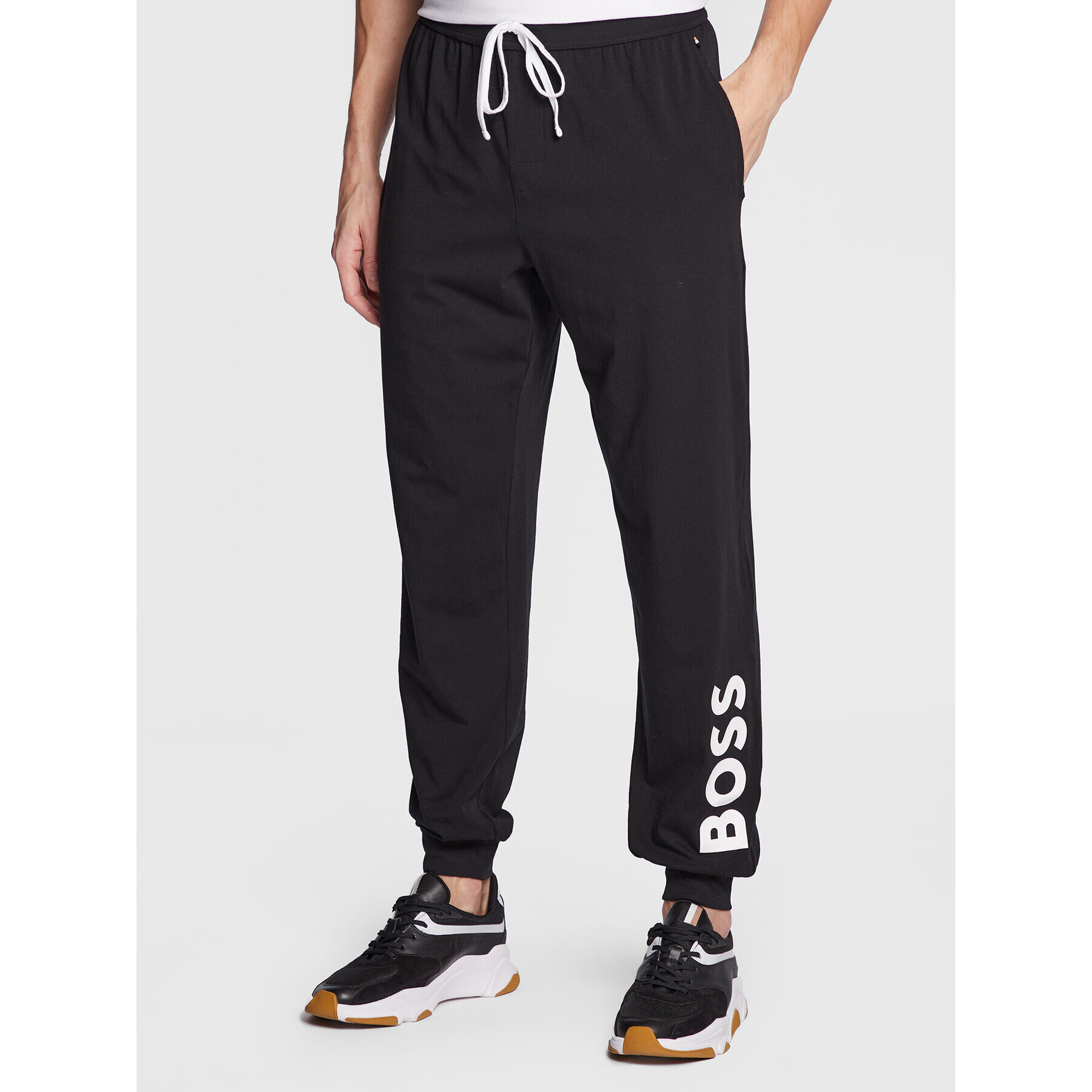 Boss Анцуг 50480690 Черен Regular Fit - Pepit.bg