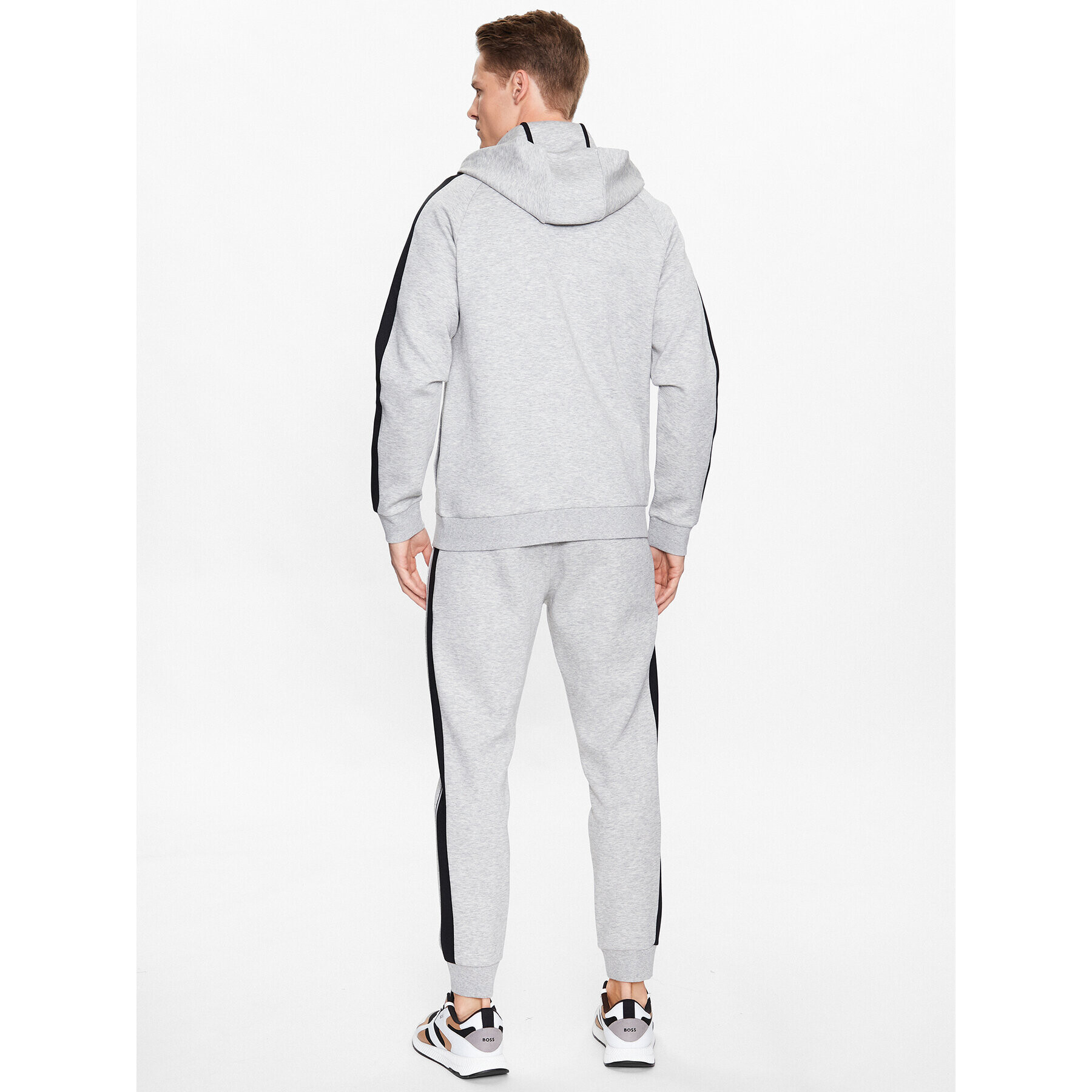 Boss Анцуг 50497185 Сив Regular Fit - Pepit.bg