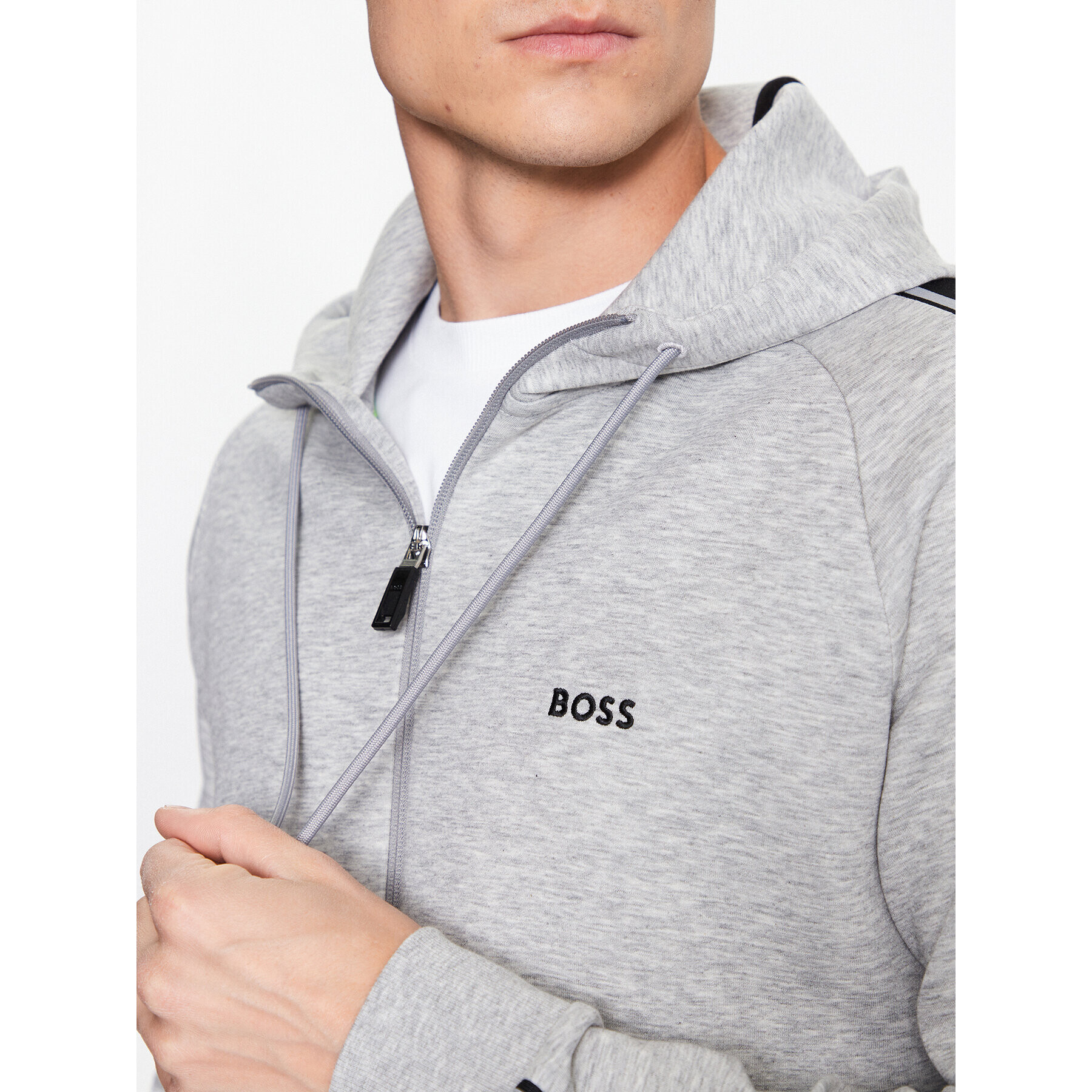 Boss Анцуг 50497185 Сив Regular Fit - Pepit.bg