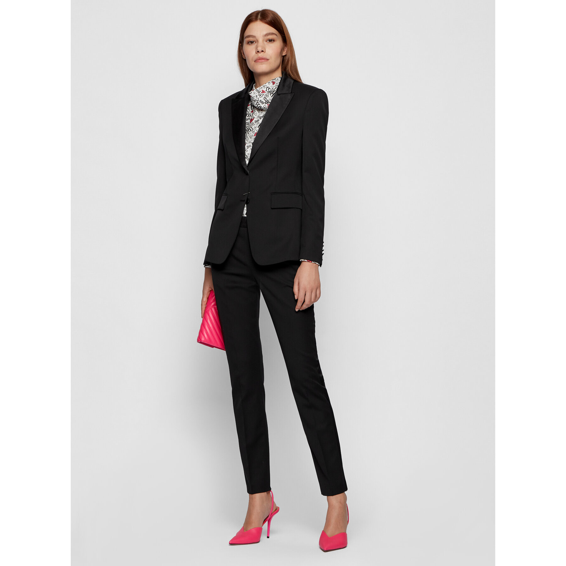 Boss Блейзър Janufara 50441975 Черен Regular Fit - Pepit.bg