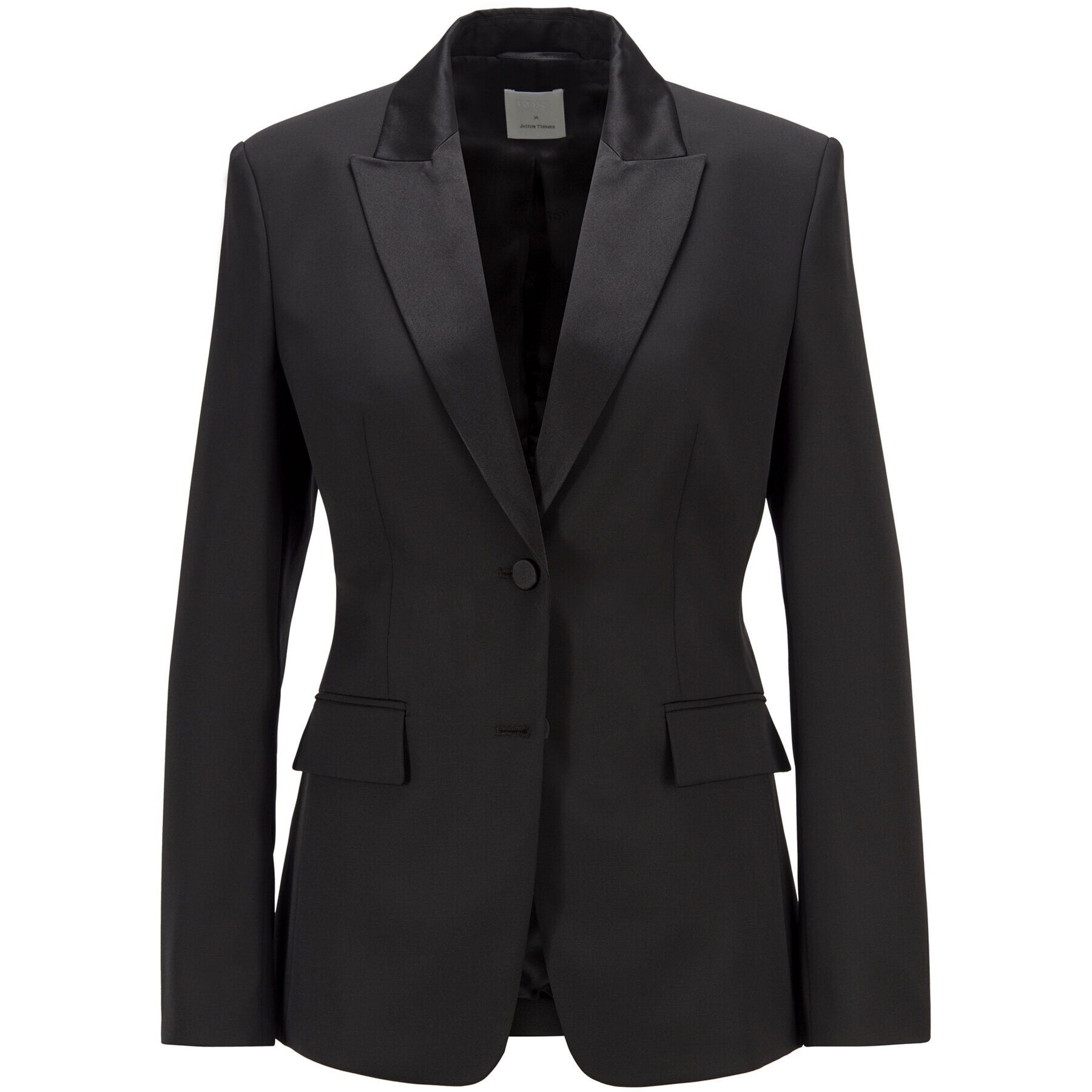 Boss Блейзър Janufara 50441975 Черен Regular Fit - Pepit.bg