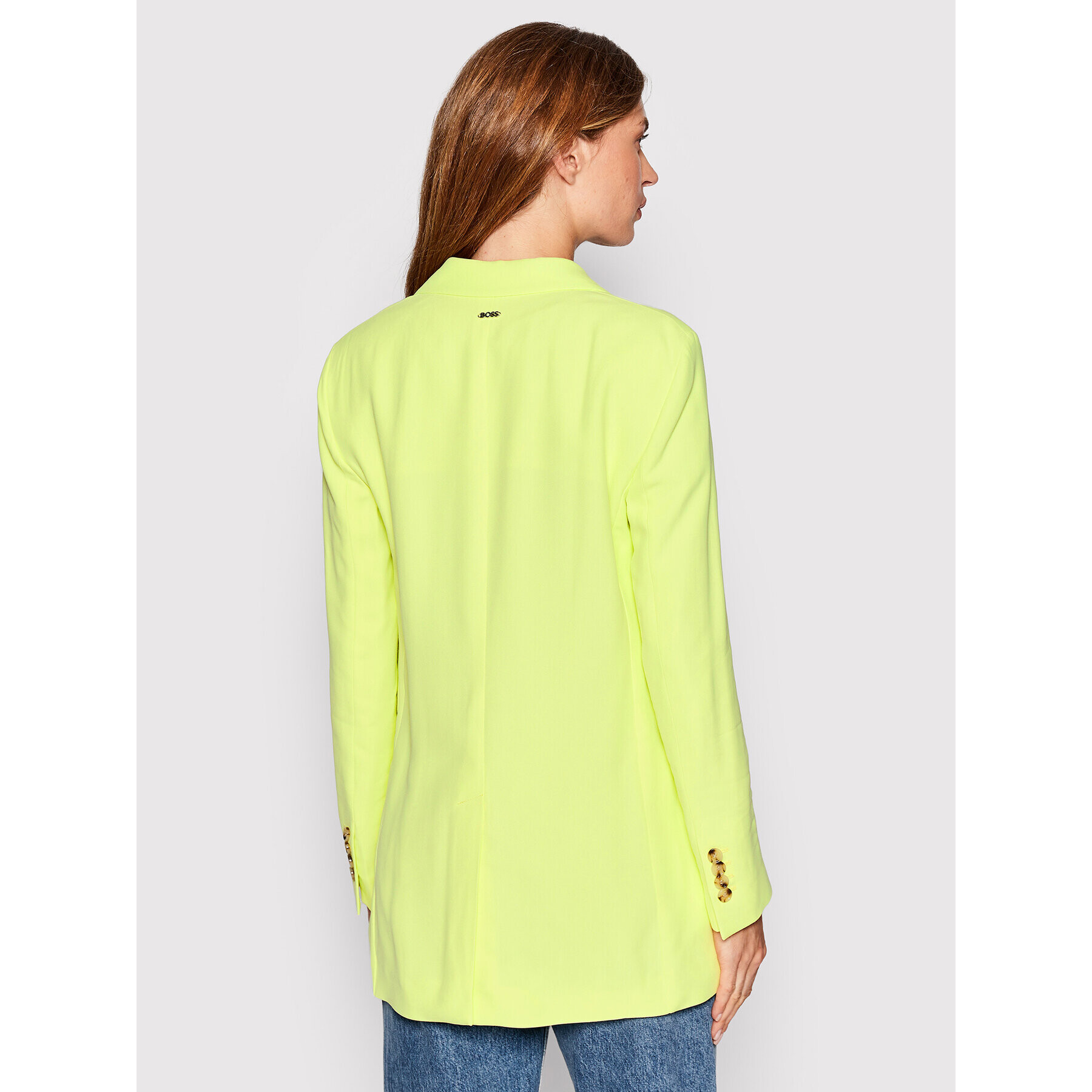 Boss Сако Jilliam 50472397 Жълт Regular Fit - Pepit.bg