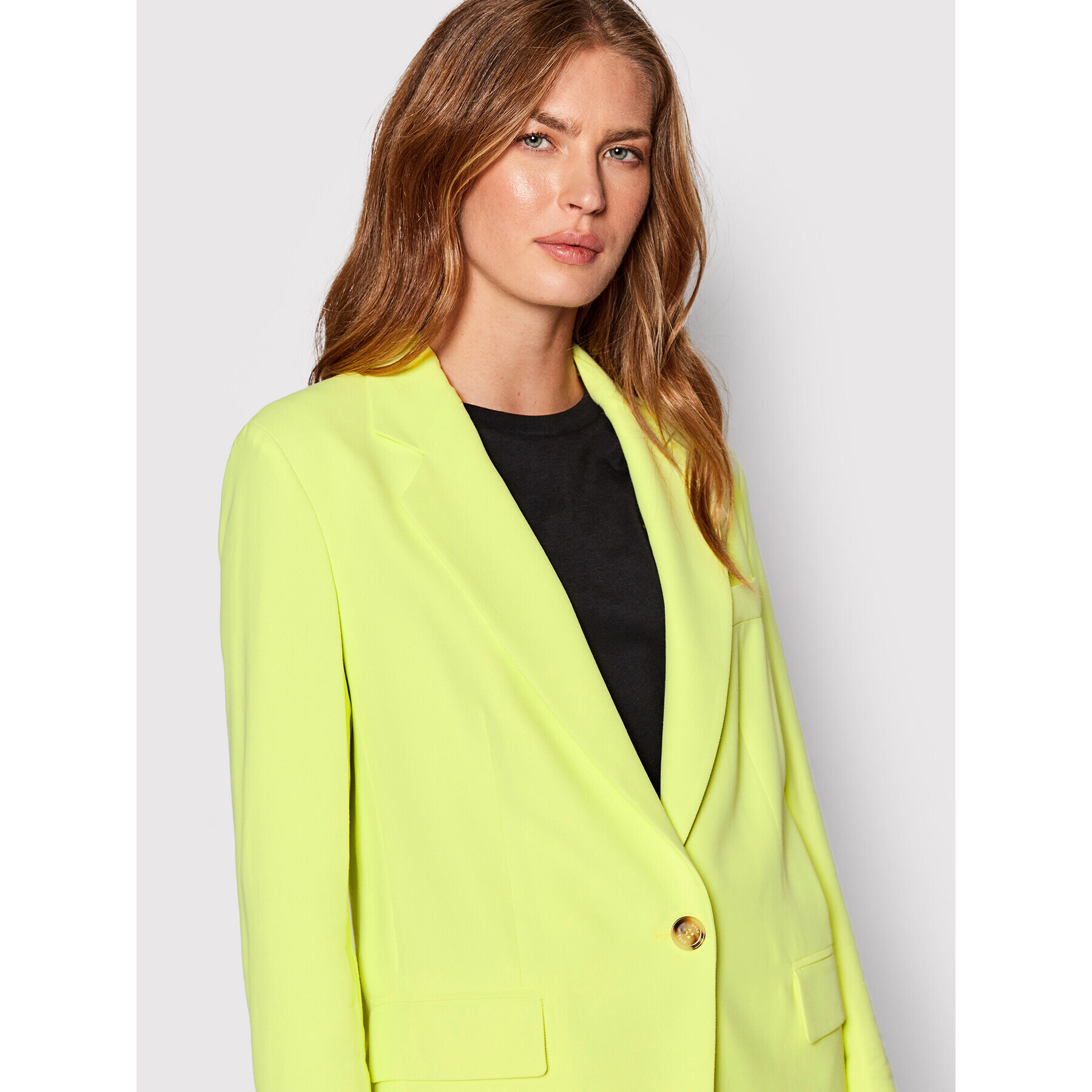 Boss Сако Jilliam 50472397 Жълт Regular Fit - Pepit.bg
