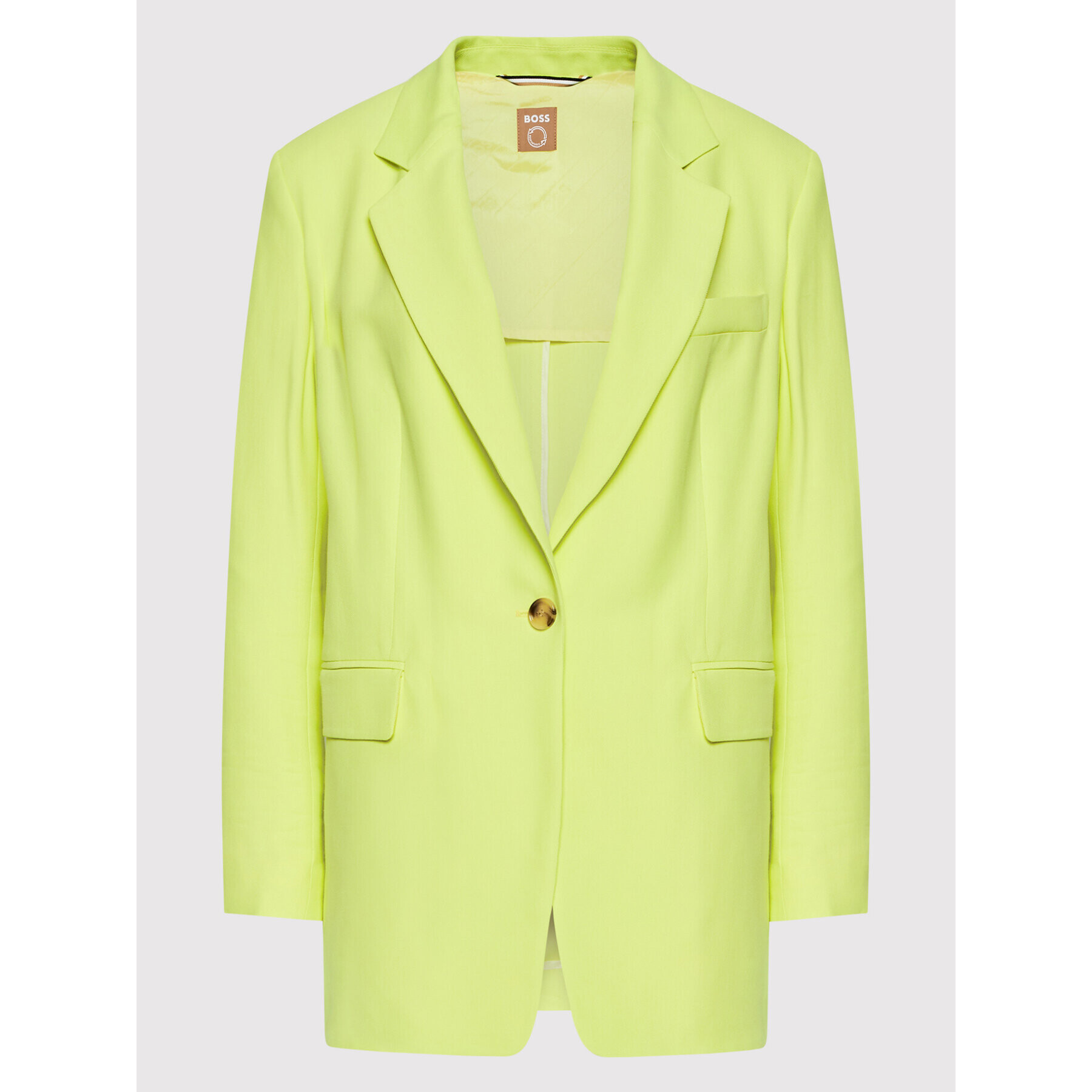 Boss Сако Jilliam 50472397 Жълт Regular Fit - Pepit.bg