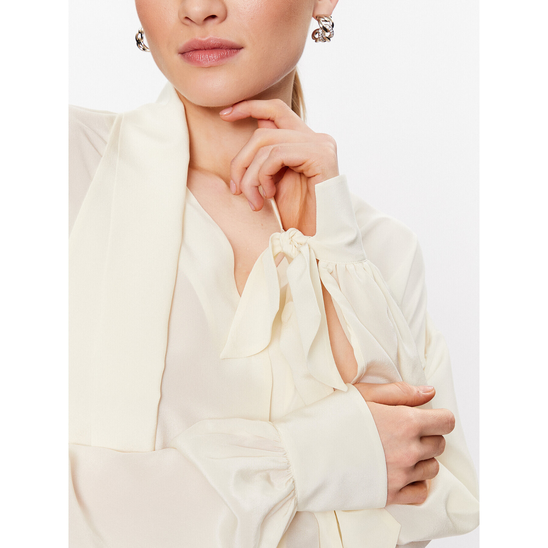 Boss Блуза 50483312 Бежов Relaxed Fit - Pepit.bg