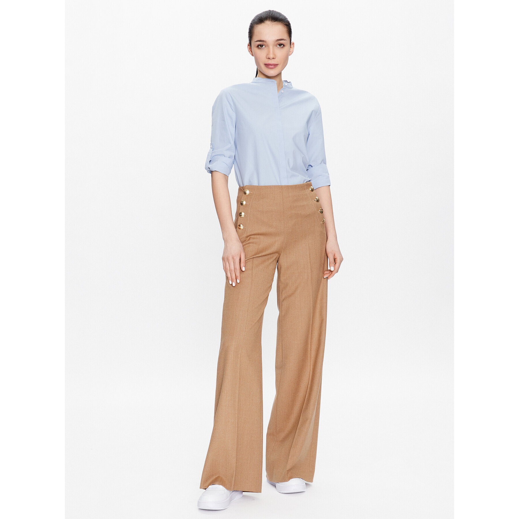 Boss Блуза Befelize_19 50484993 Син Relaxed Fit - Pepit.bg