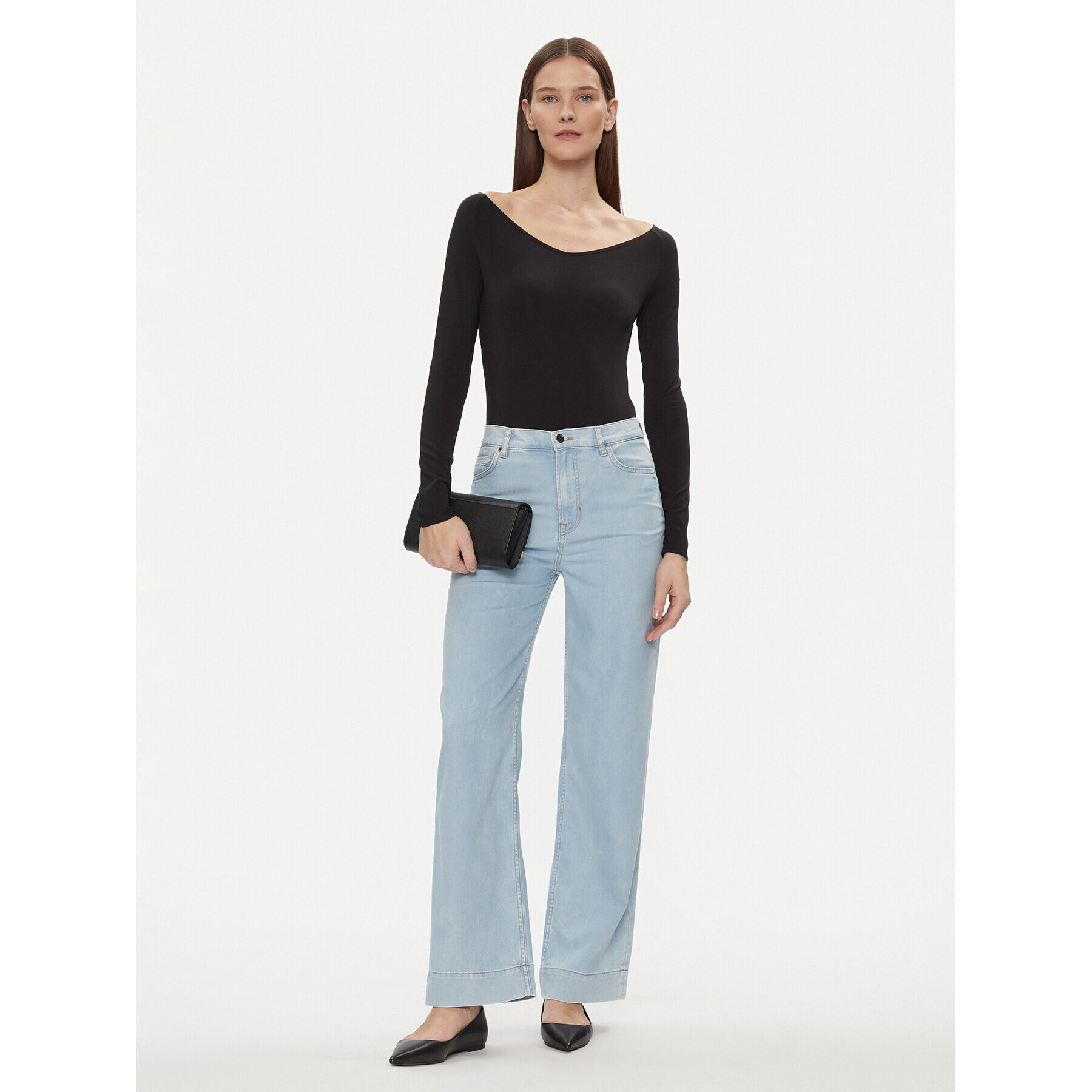Boss Блуза Ebeta 50508084 Черен Slim Fit - Pepit.bg