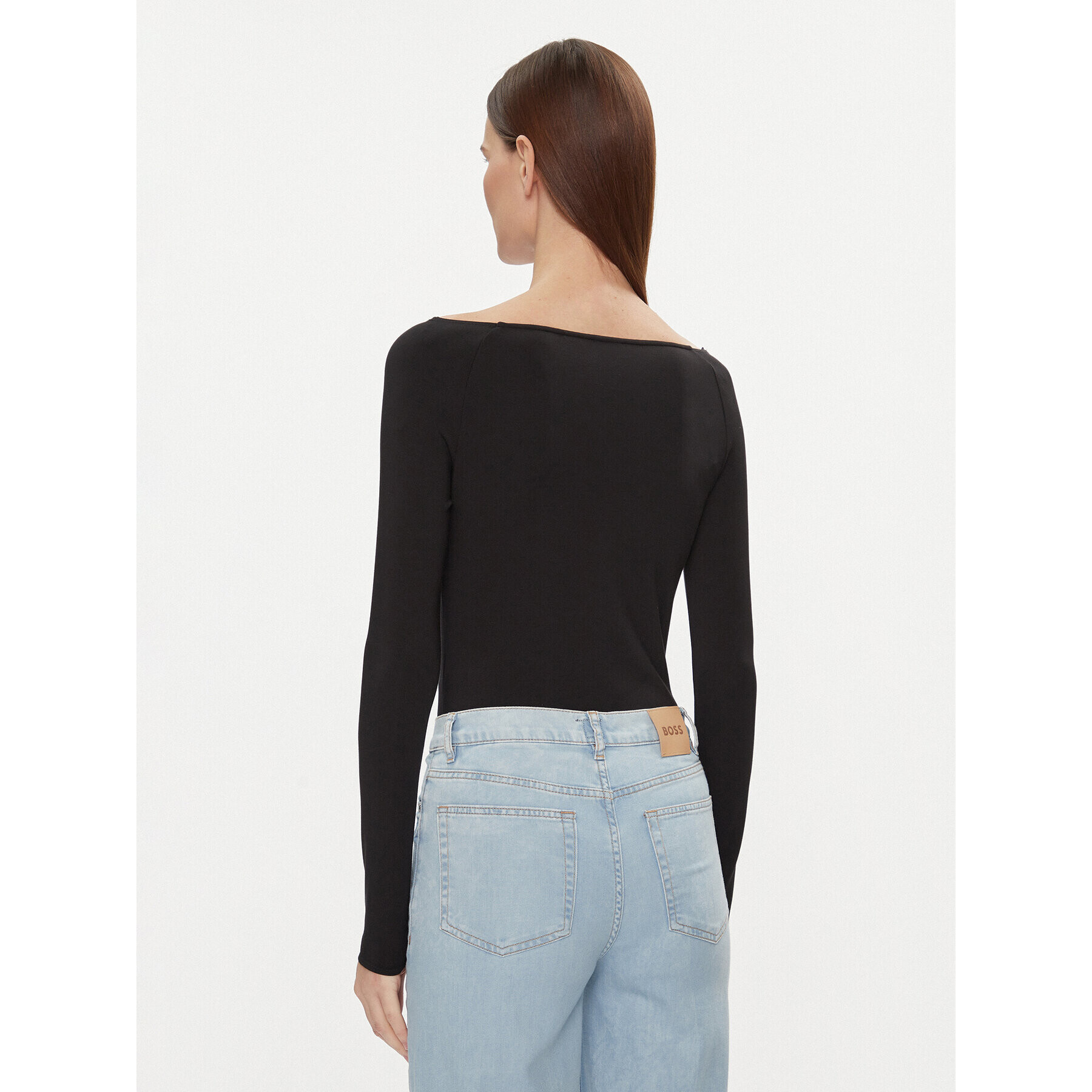 Boss Блуза Ebeta 50508084 Черен Slim Fit - Pepit.bg