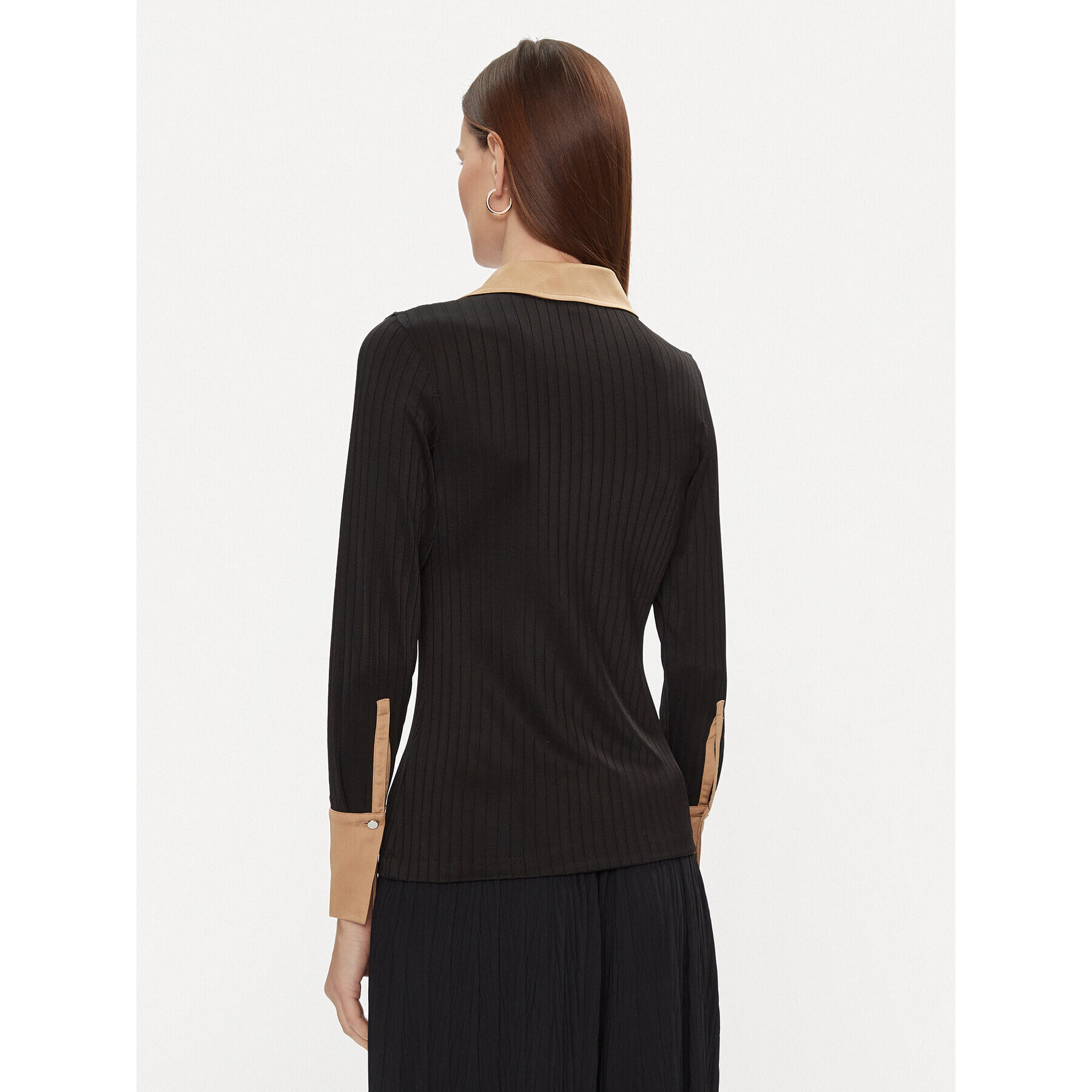 Boss Блуза Elanty 50505794 Черен Slim Fit - Pepit.bg