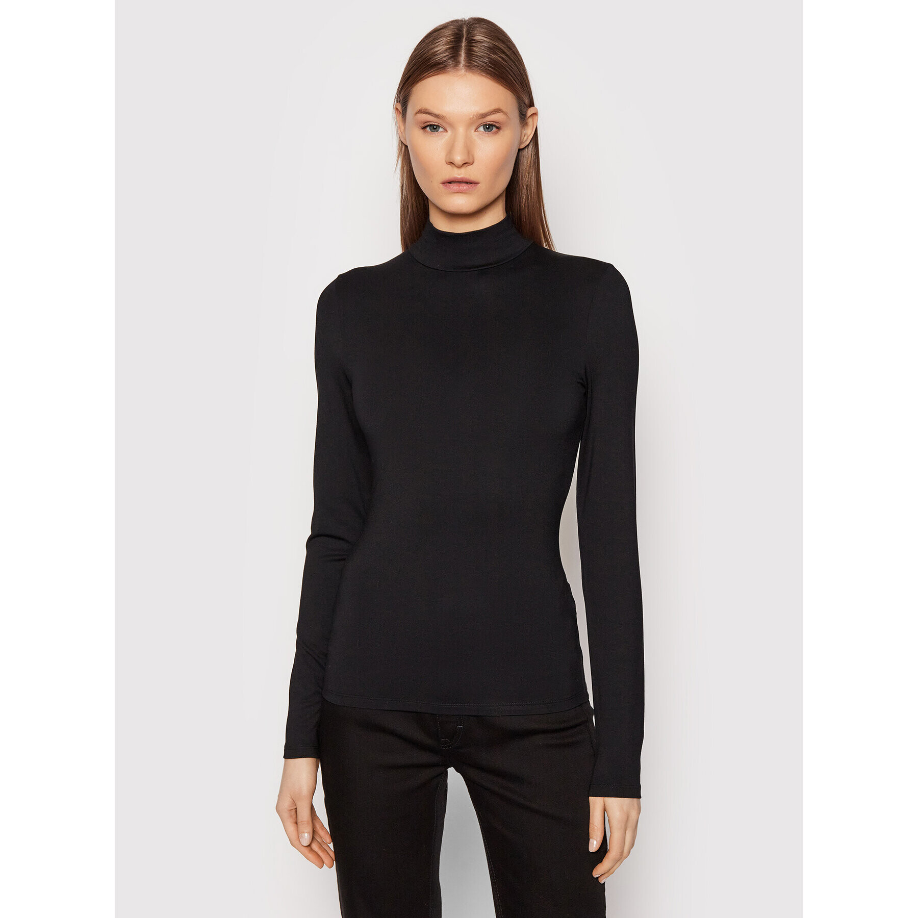 Boss Блуза Emata 50461114 Черен Extra Slim Fit - Pepit.bg