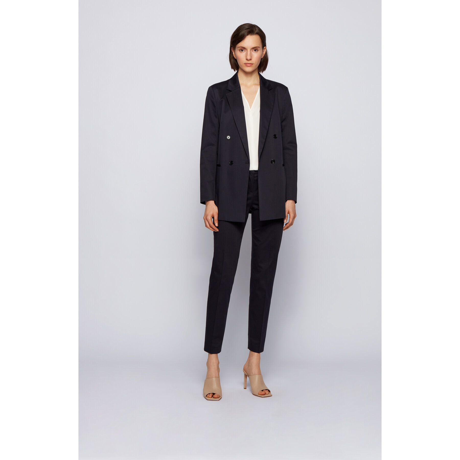 Boss Блуза Iemilyne 50451281 Бял Regular Fit - Pepit.bg