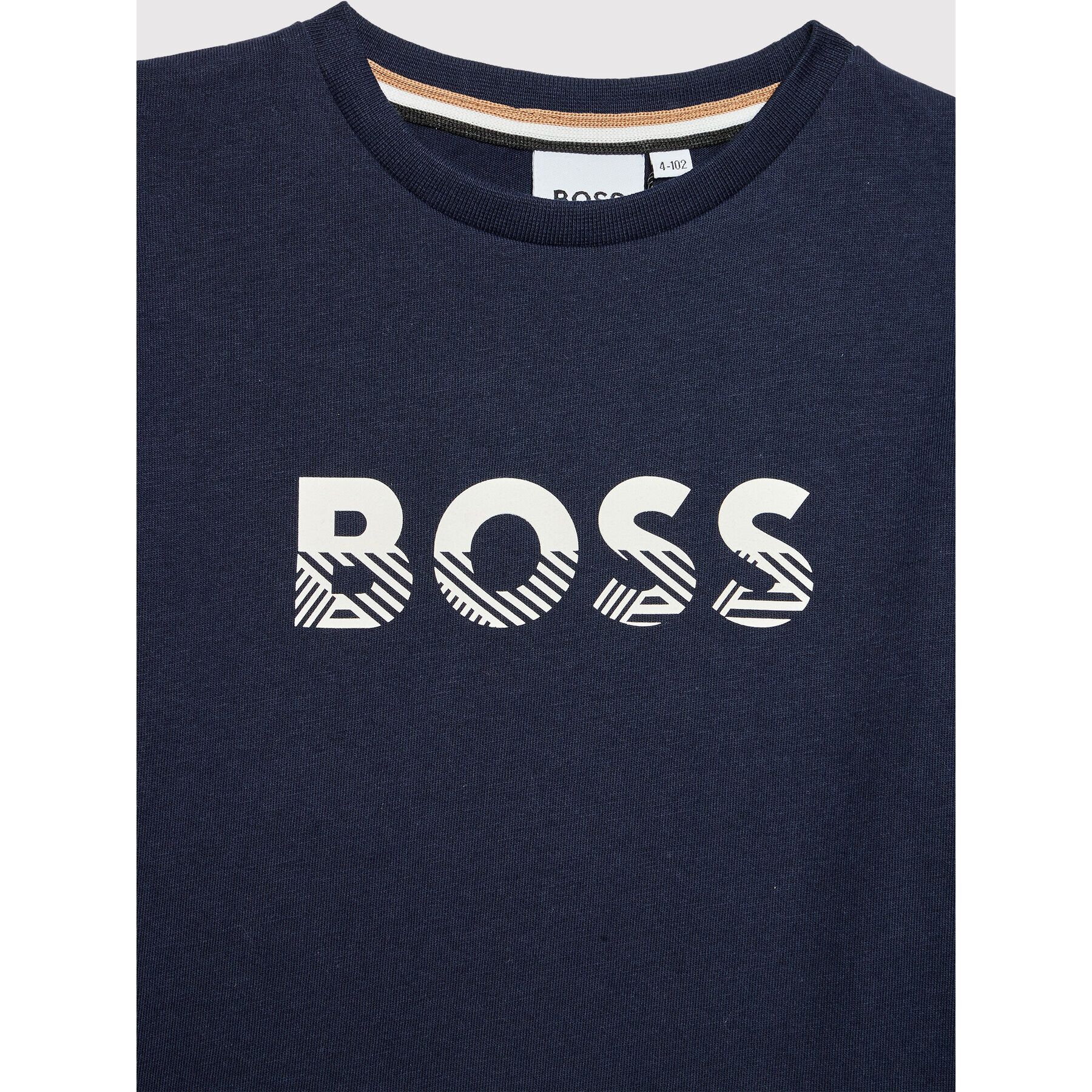 Boss Блуза J25M15 M Тъмносин Regular Fit - Pepit.bg