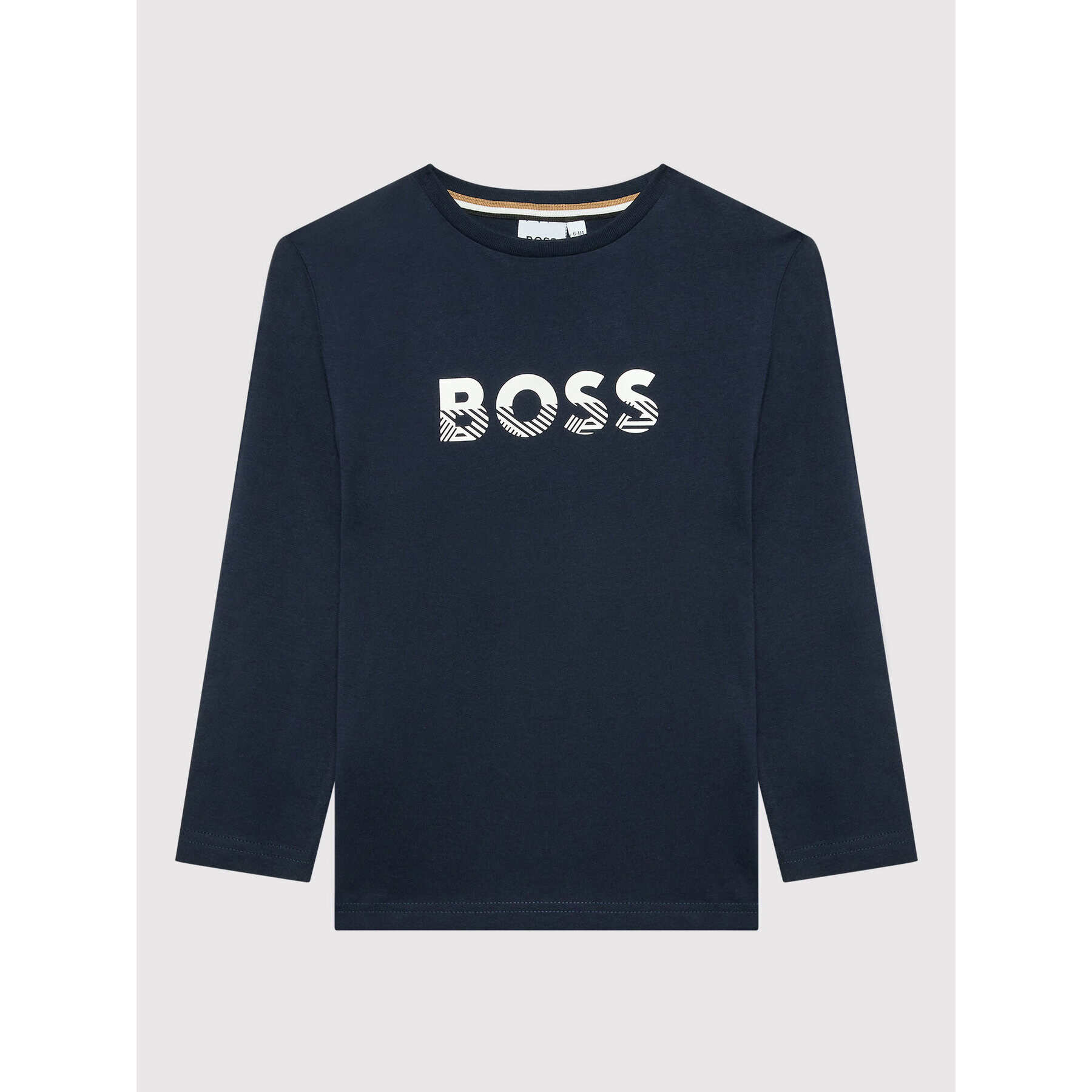 Boss Блуза J25M15 S Тъмносин Regular Fit - Pepit.bg