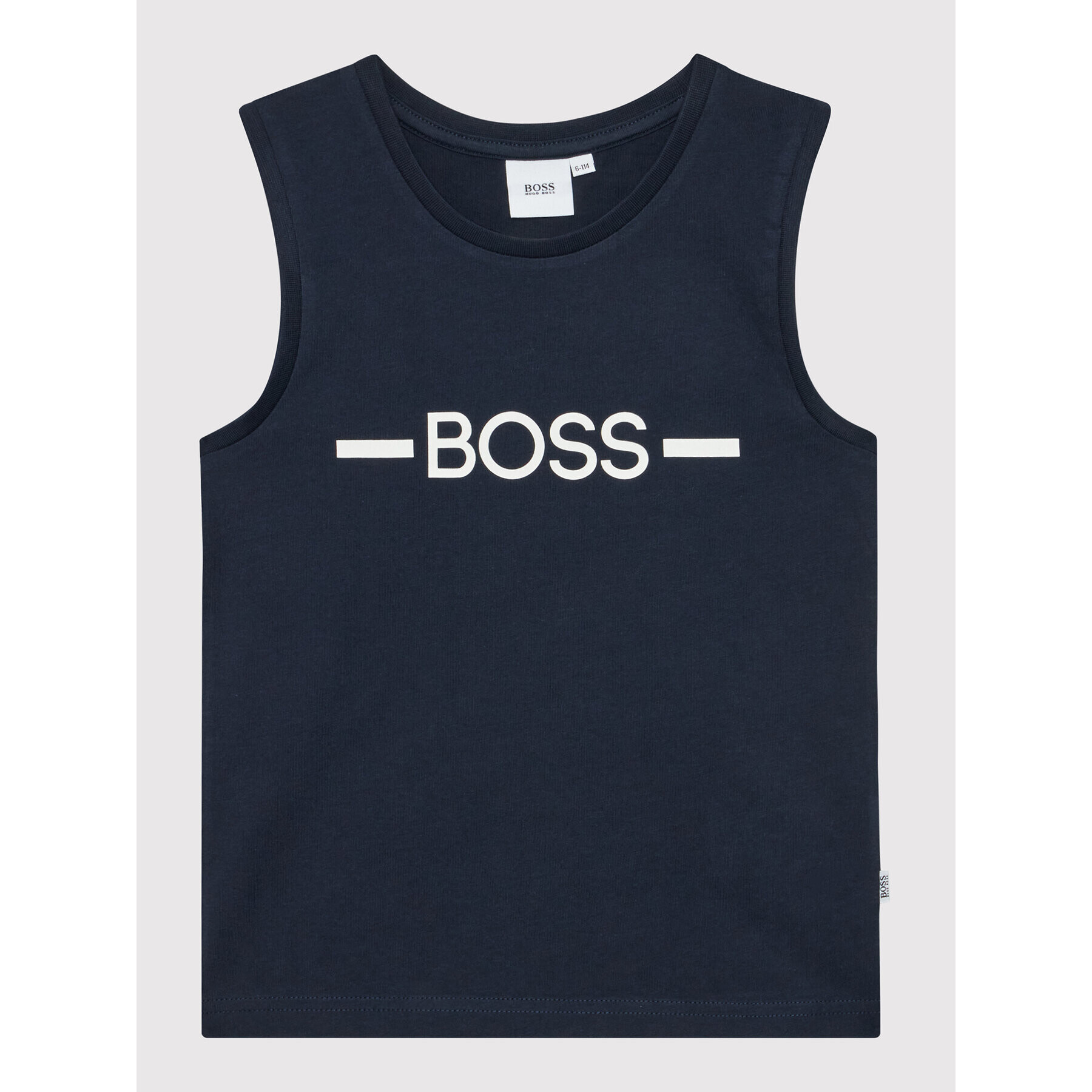 Boss Блуза J25N28 D Тъмносин Regular Fit - Pepit.bg
