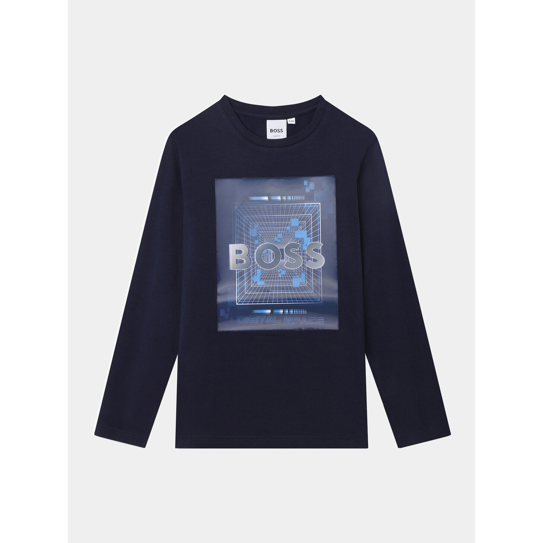 Boss Блуза J25O76 S Тъмносин Slim Fit - Pepit.bg