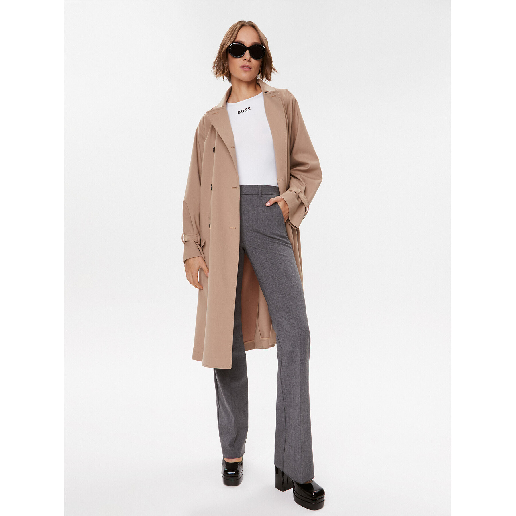 Boss Боди Stmt 50497885 Бял Slim Fit - Pepit.bg