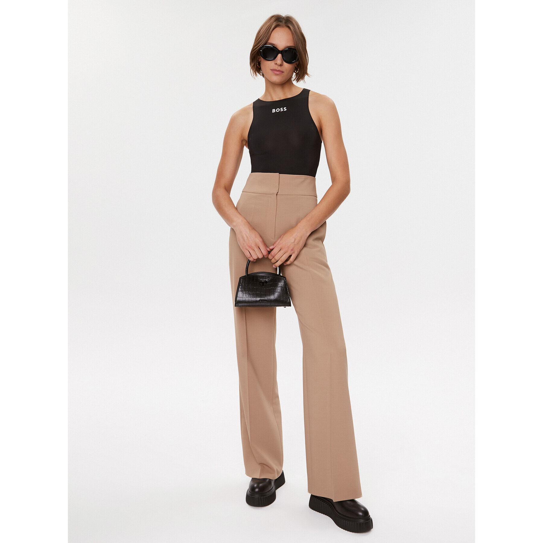 Boss Боди Stmt 50497885 Черен Skinny Fit - Pepit.bg