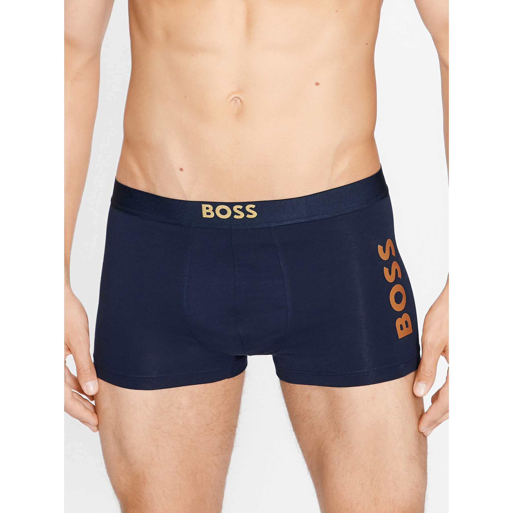 Boss Боксерки Trunk Starlight 50499448 Тъмносин - Pepit.bg