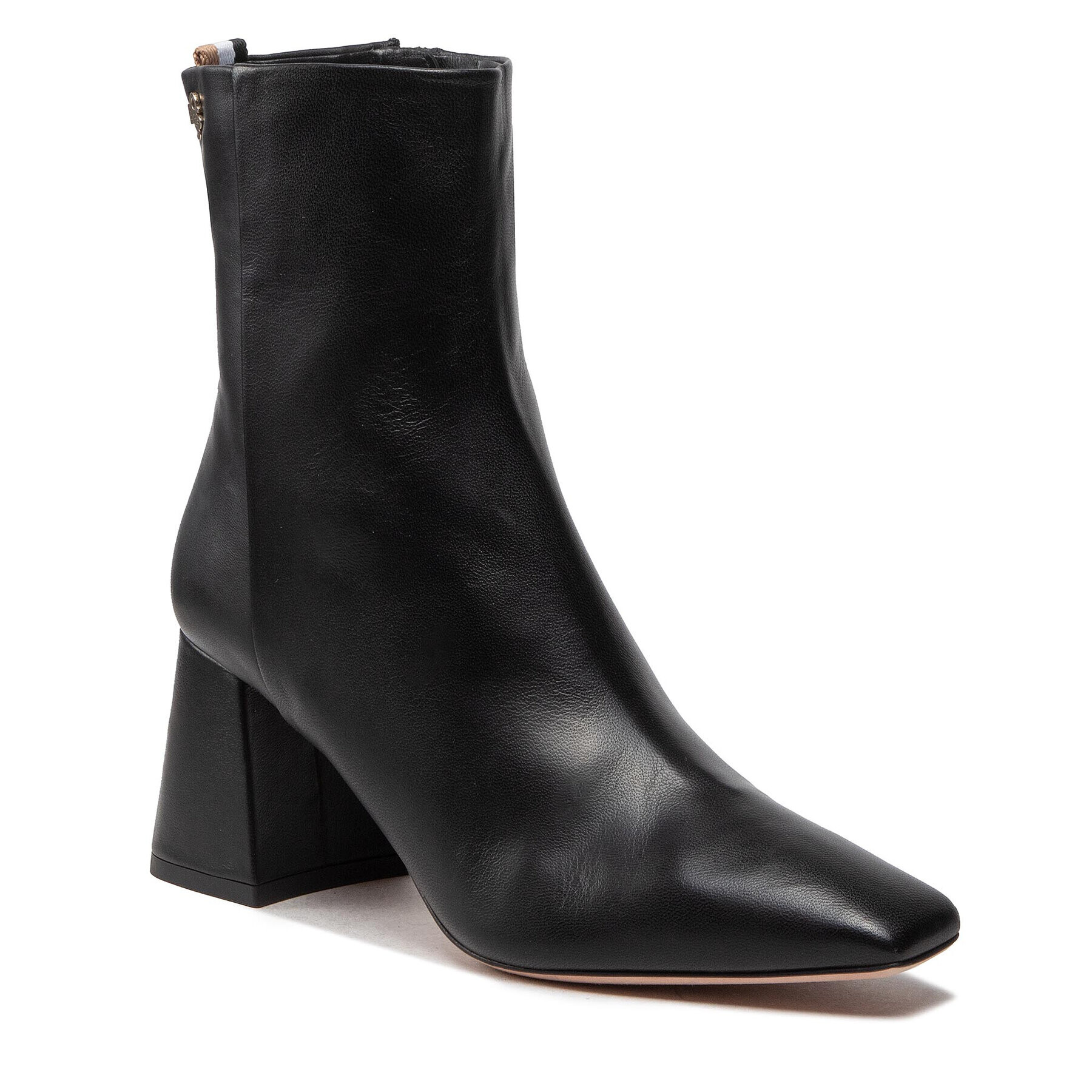 Boss Боти Charlotte Bootie70 50481460 10239116 01 Черен - Pepit.bg