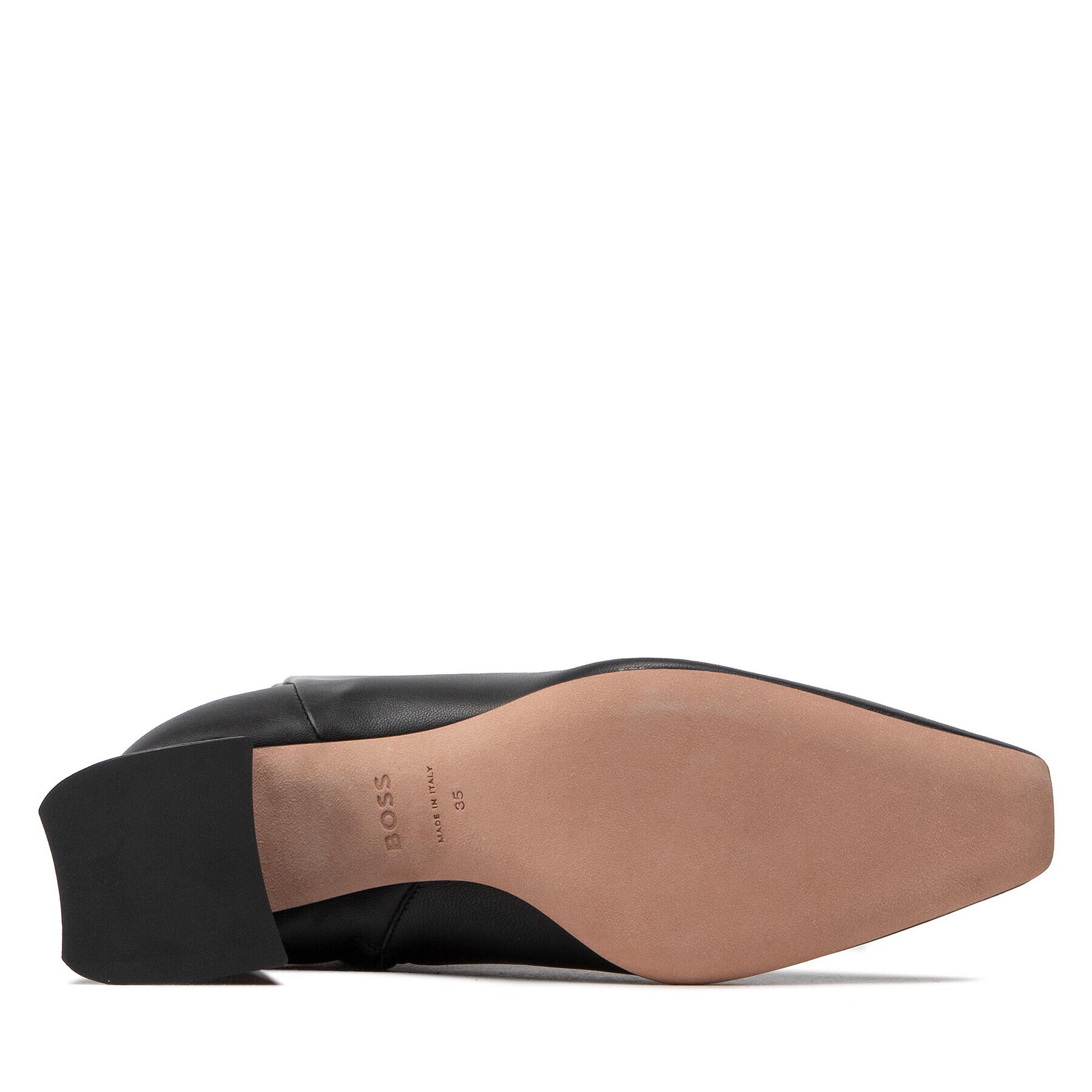 Boss Боти Charlotte Bootie70 50481460 10239116 01 Черен - Pepit.bg