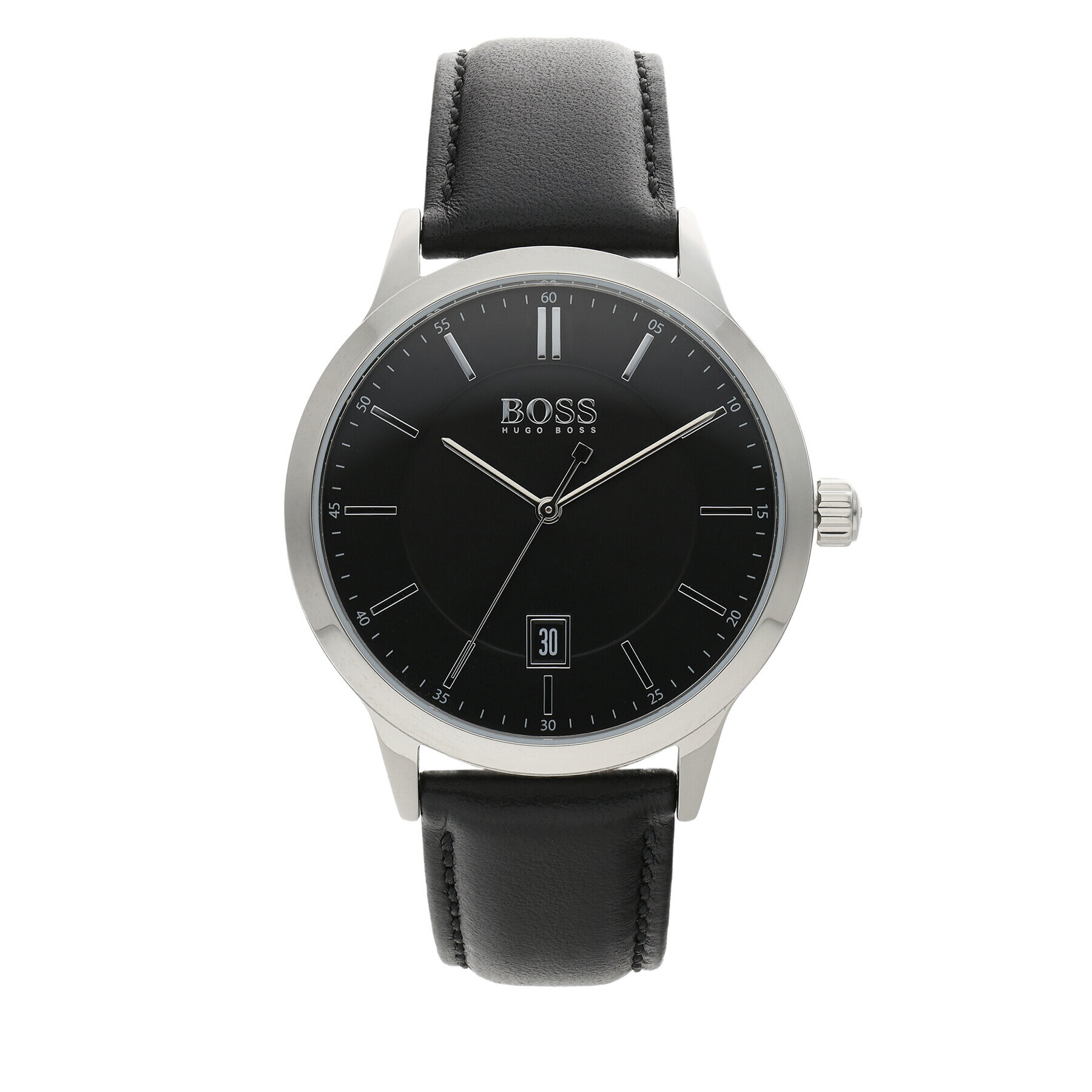 Boss Часовник Officer 1513611 Черен - Pepit.bg