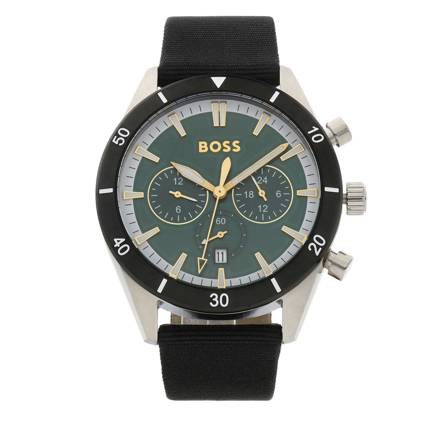 Boss Часовник Santiago 1513936 Черен - Pepit.bg