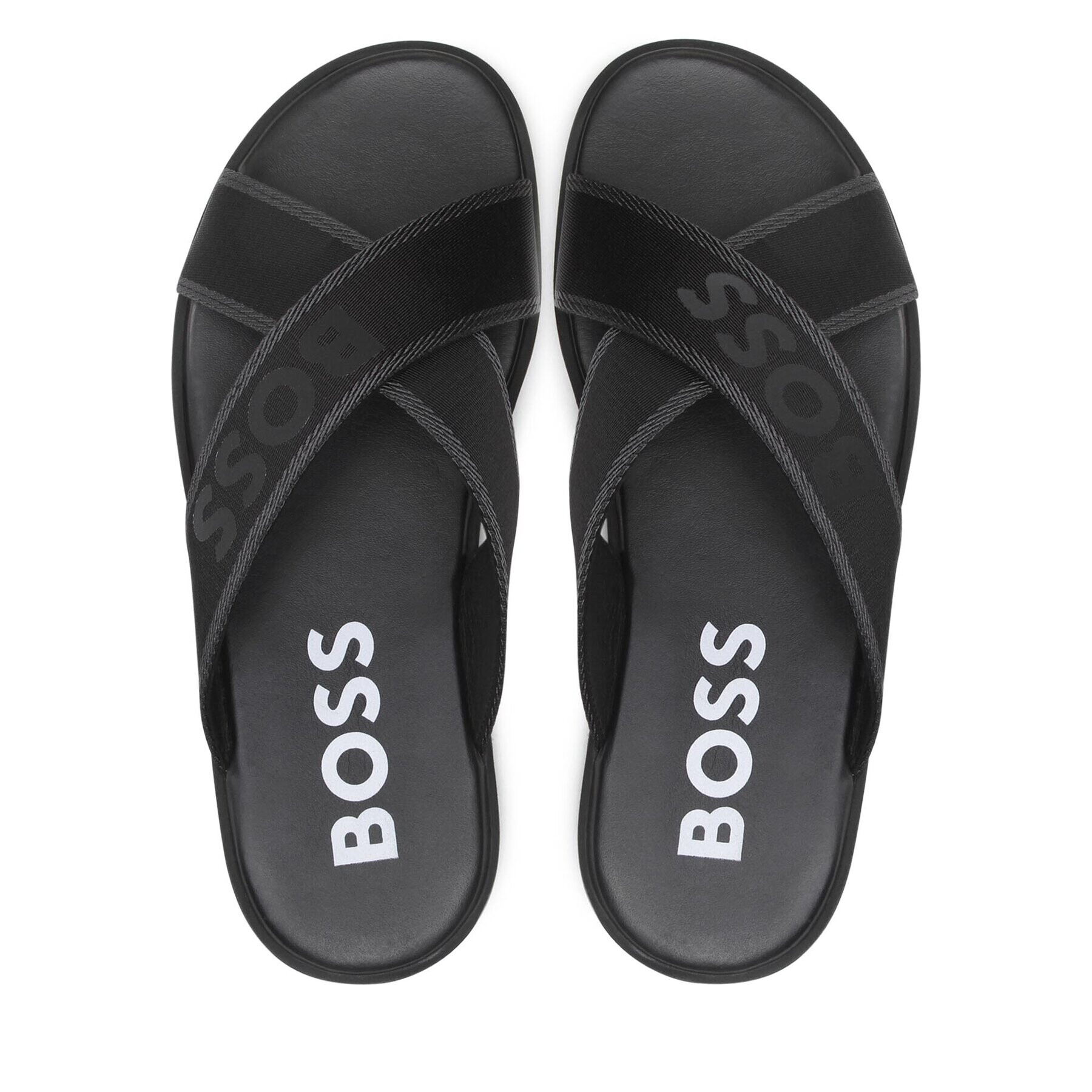 Boss Чехли Darrel 50493107 Черен - Pepit.bg