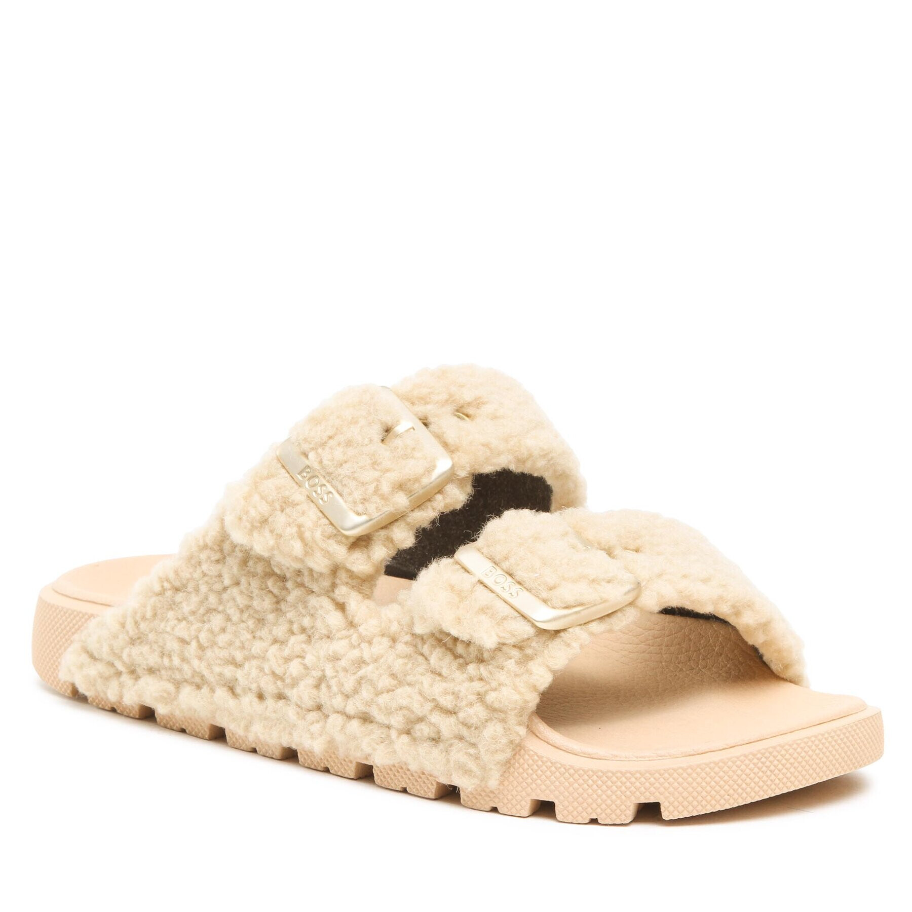 Boss Чехли Surfley Sand Fur 50481882 Бежов - Pepit.bg