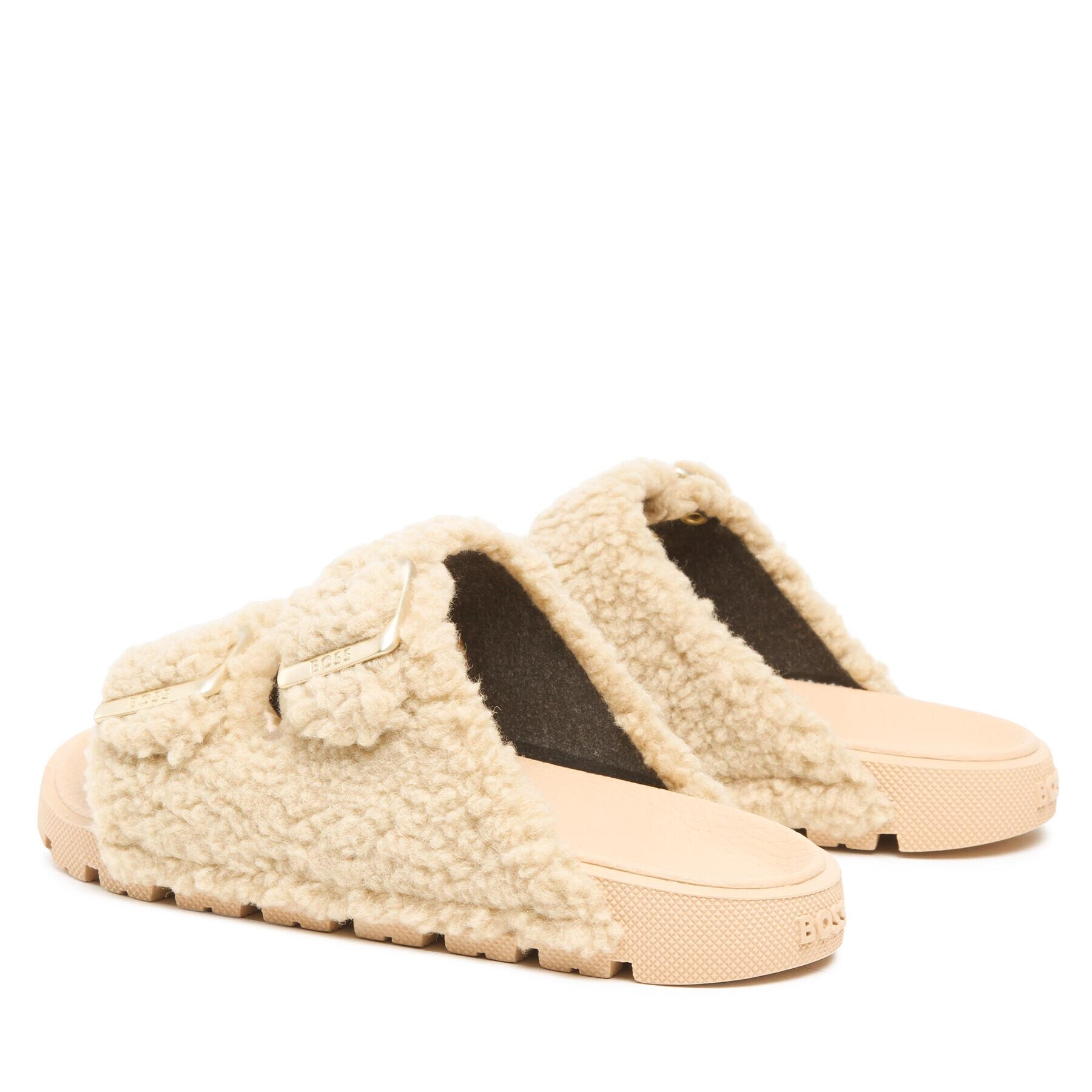 Boss Чехли Surfley Sand Fur 50481882 Бежов - Pepit.bg