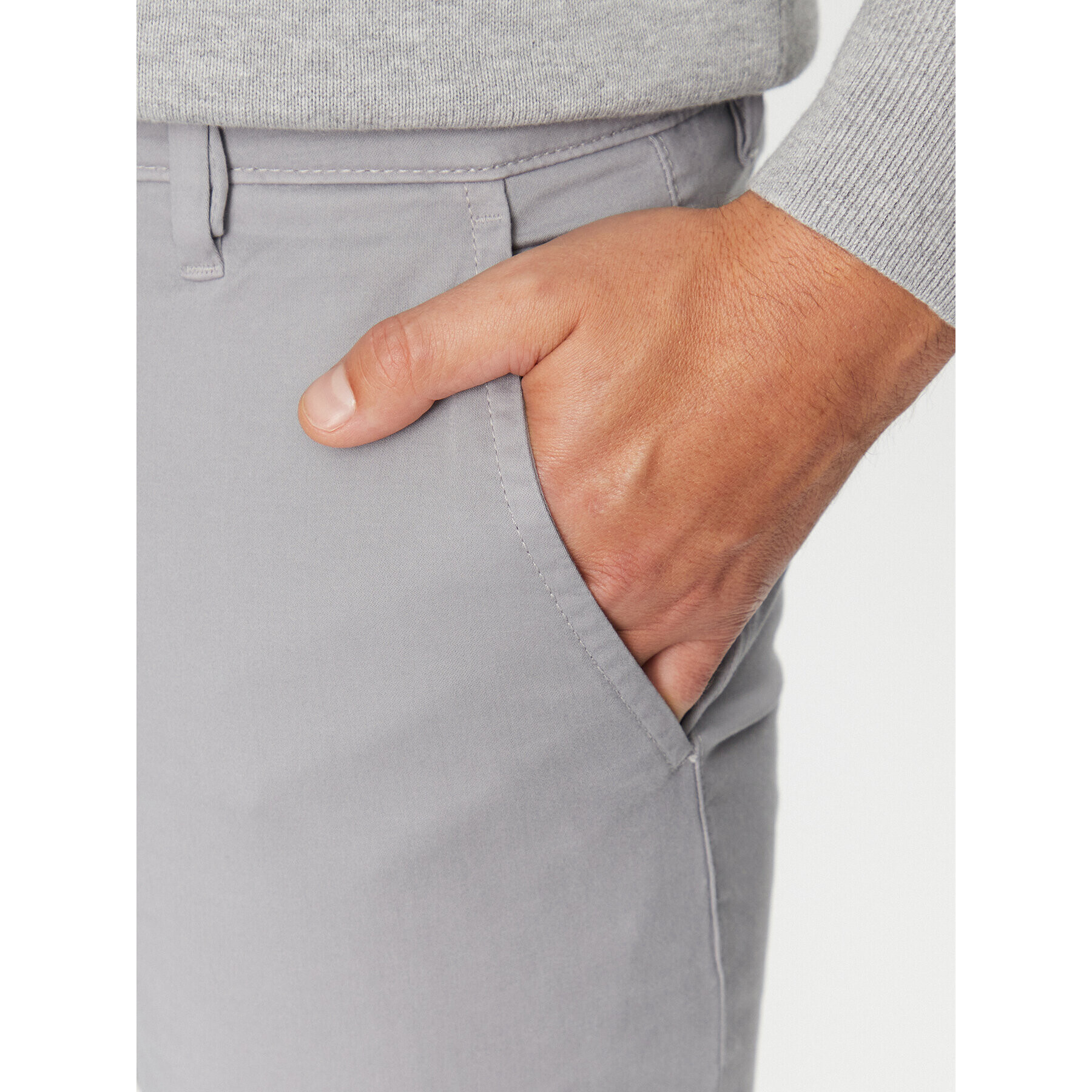 Boss Чино панталони 50470813 Сив Slim Fit - Pepit.bg