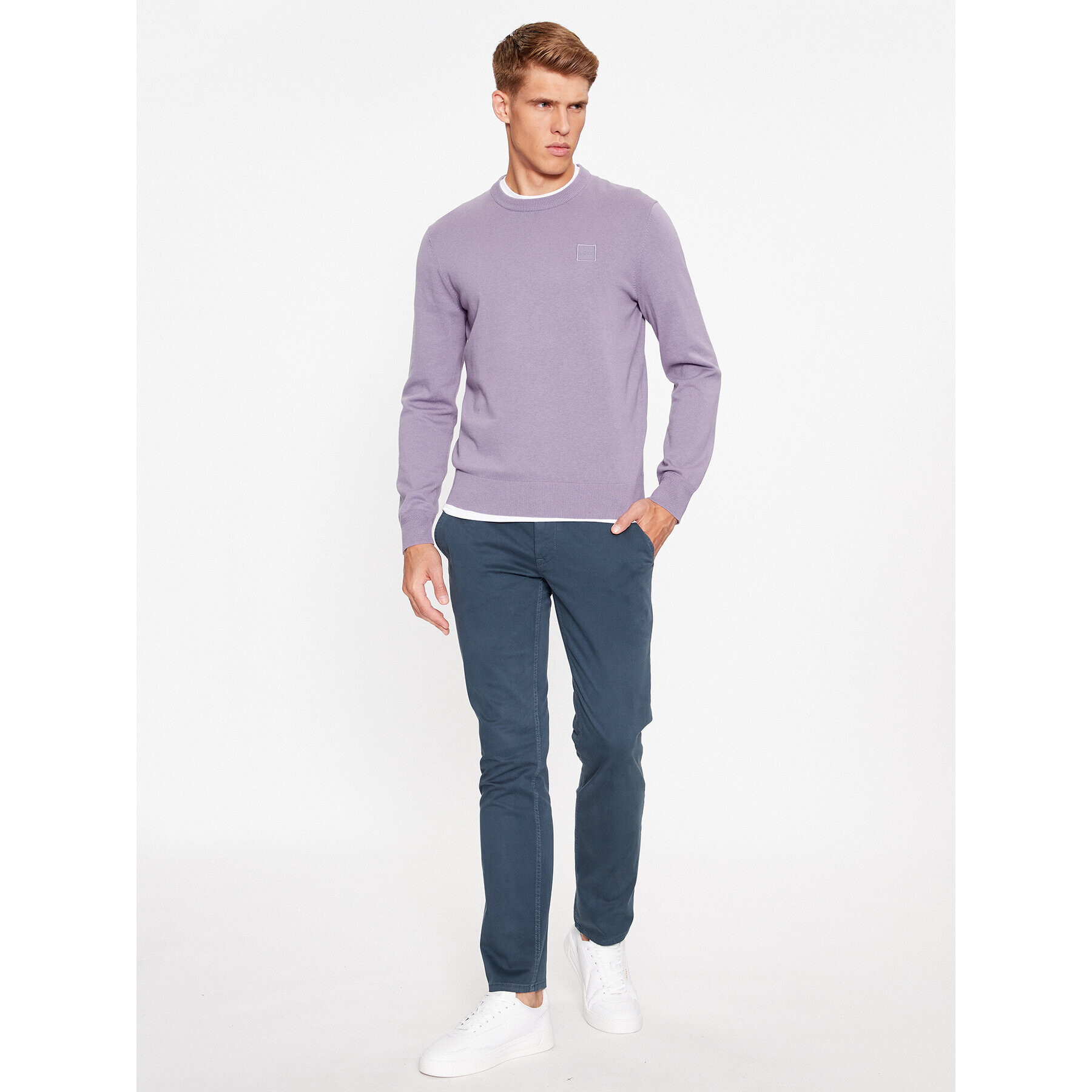 Boss Чино панталони 50470813 Зелен Slim Fit - Pepit.bg