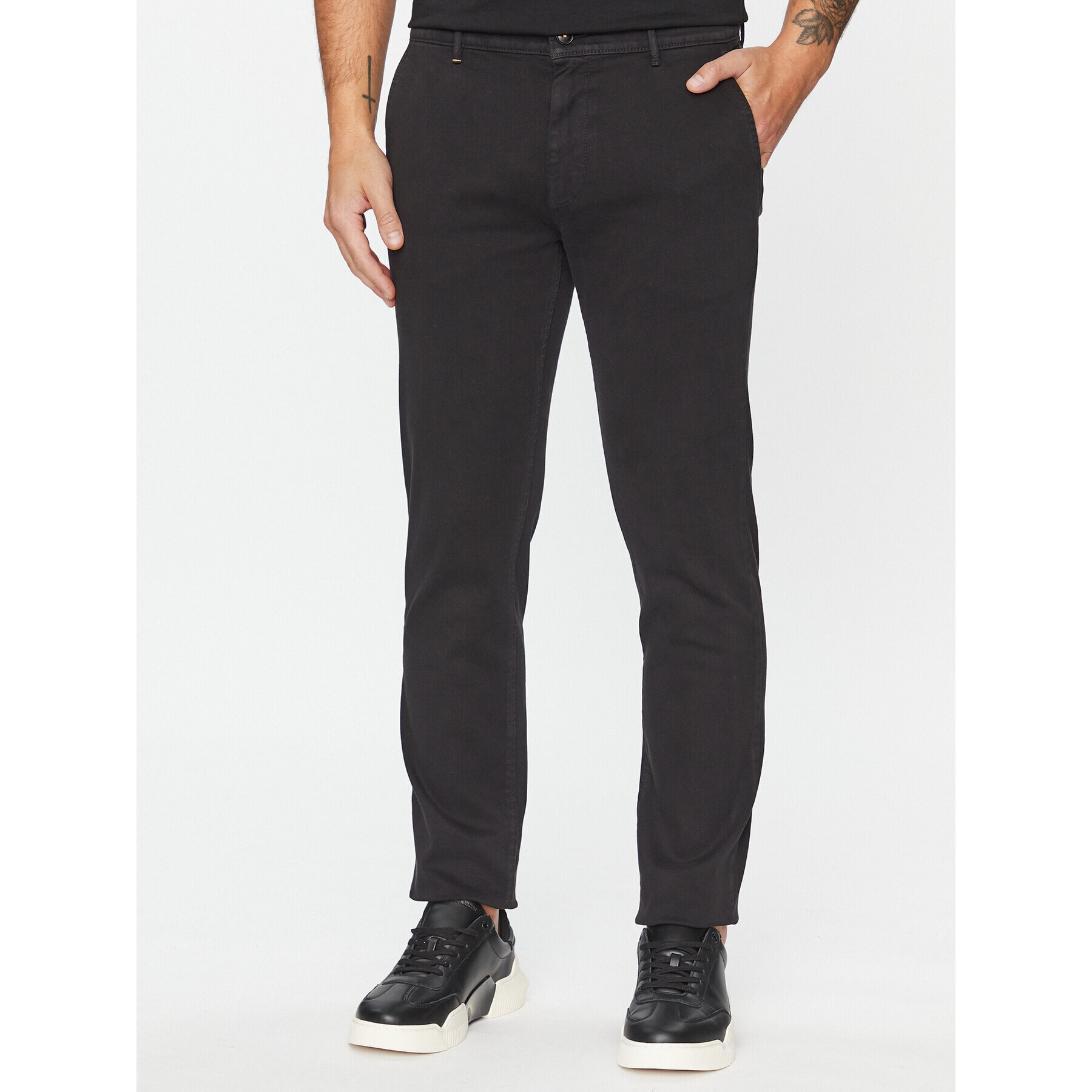 Boss Чино панталони 50495292 Черен Slim Fit - Pepit.bg